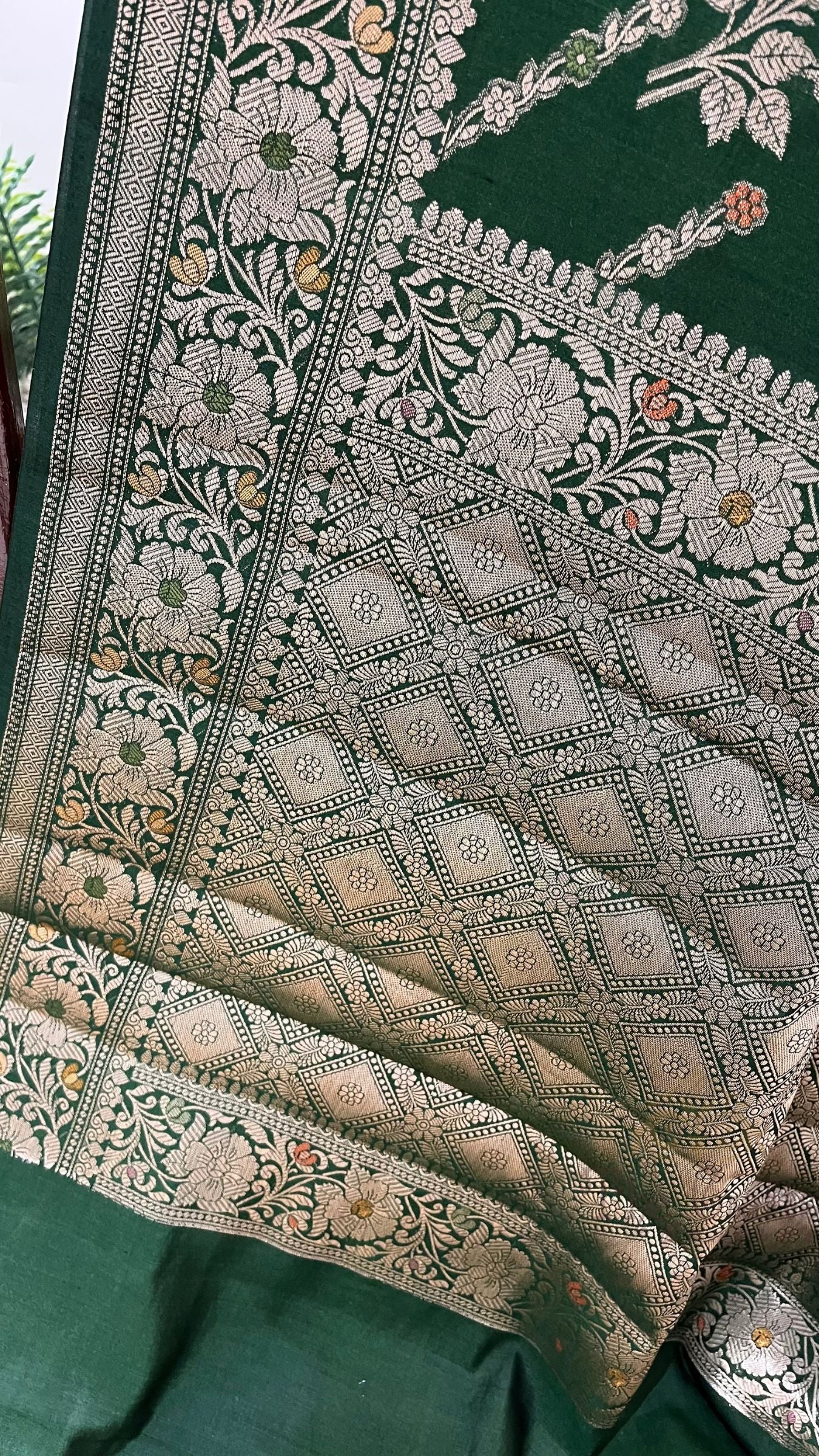 Pure Chiniya Silk Banarasi Saree
