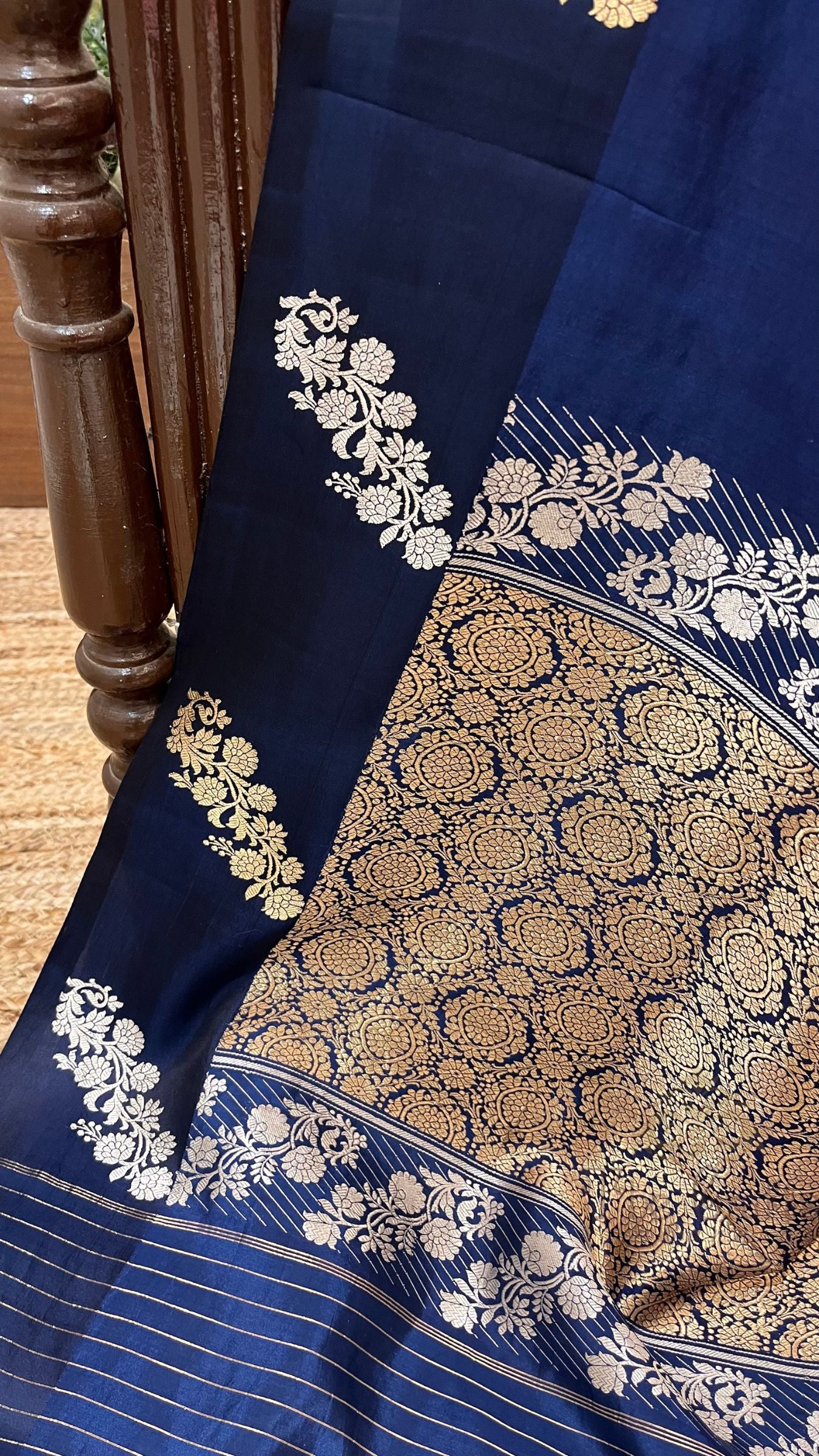 Pure Mango Silk Handloom Banarasi Saree