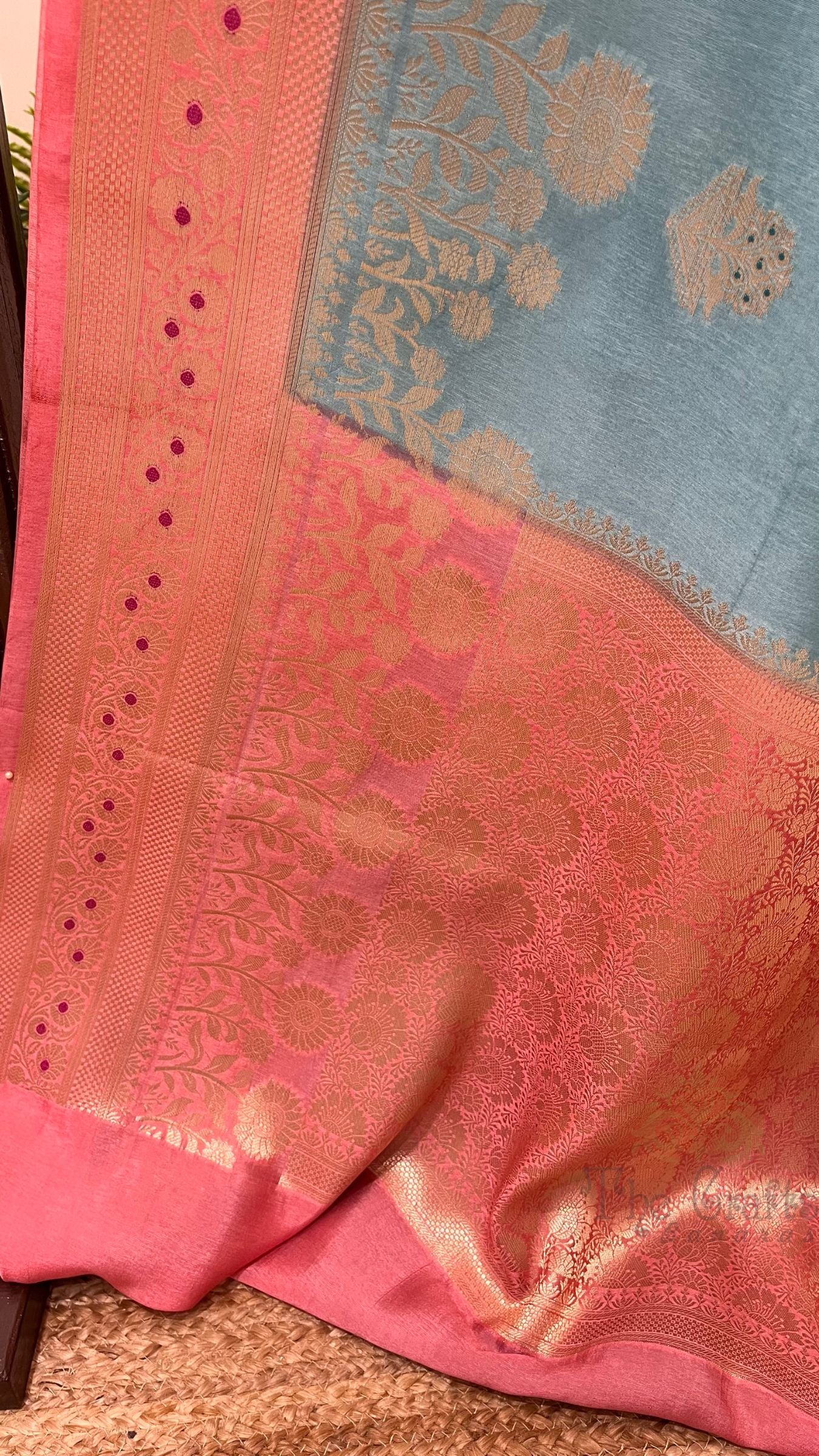 Pure Dupion Silk Banarasi Saree