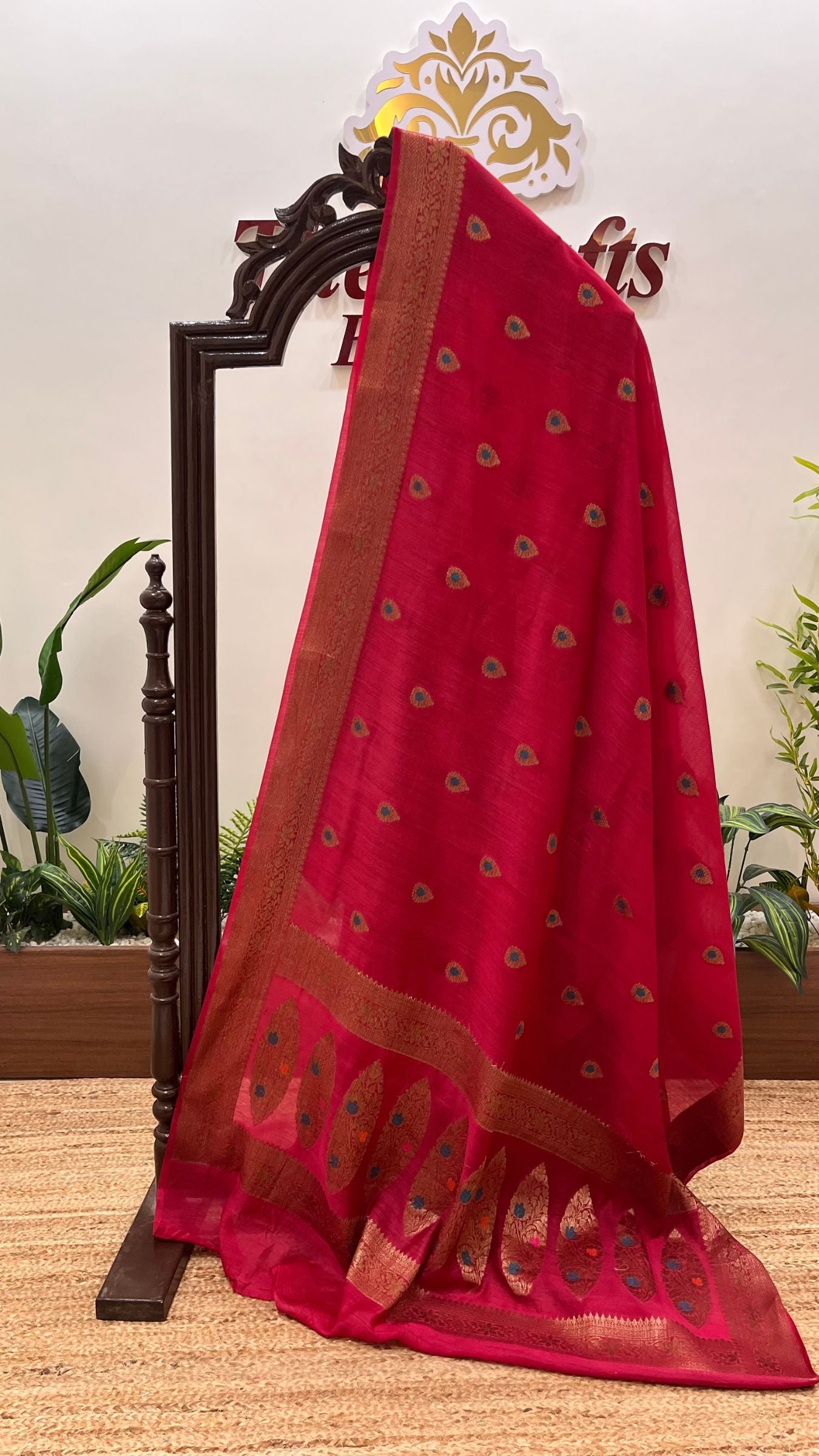 Pure Munga Silk Banarasi Saree