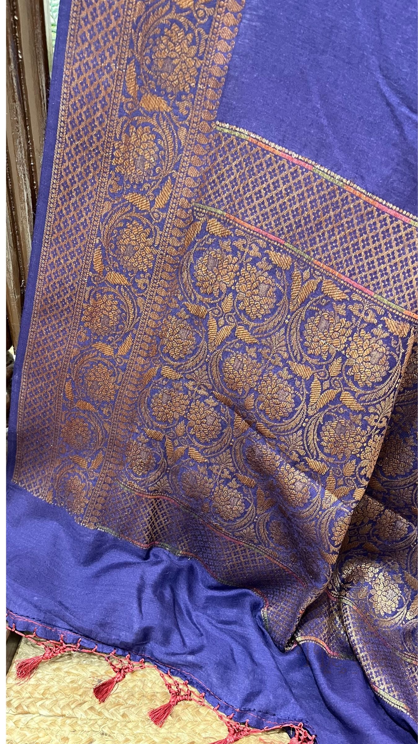 Pure Khaddi Chiffon Banarasi Saree