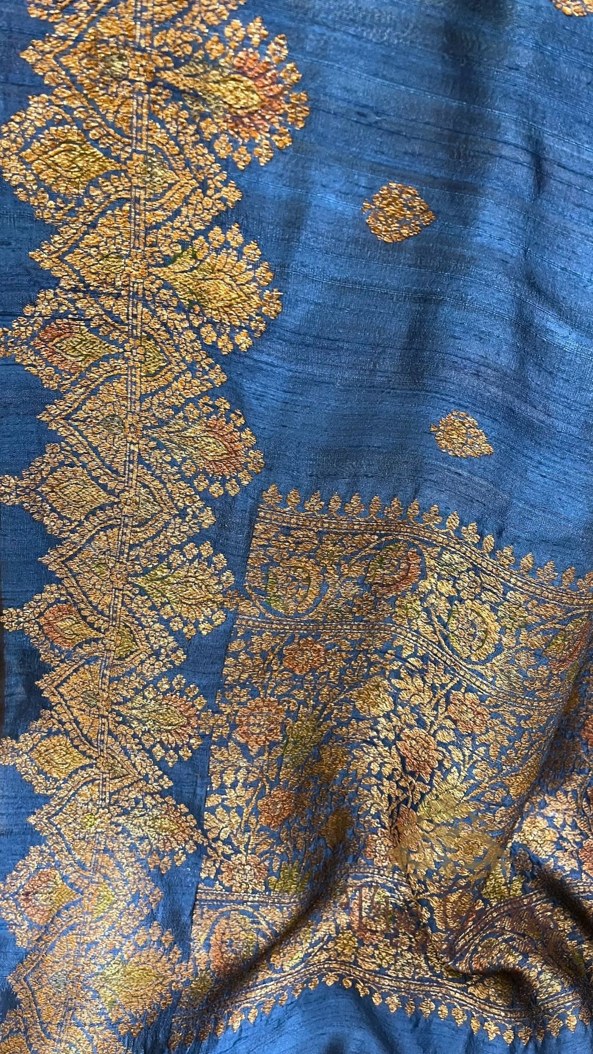 Pure Tussar Silk Handloom Banarasi Saree
