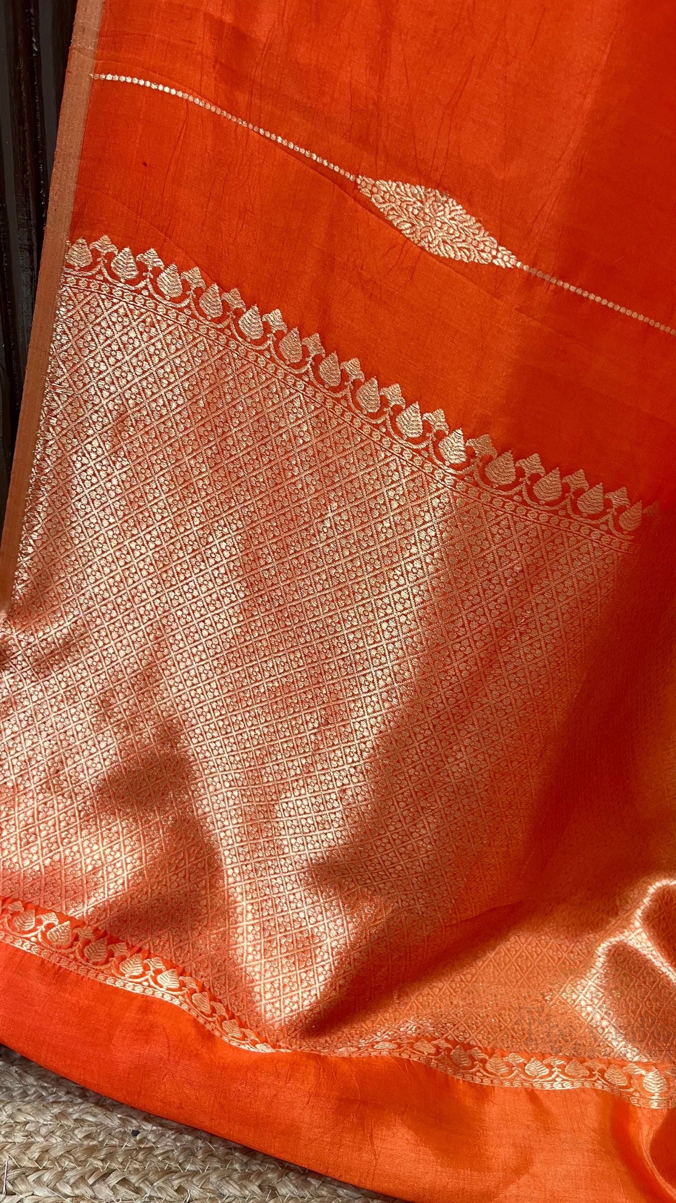 Pure Mango Silk Handloom Banarasi Saree