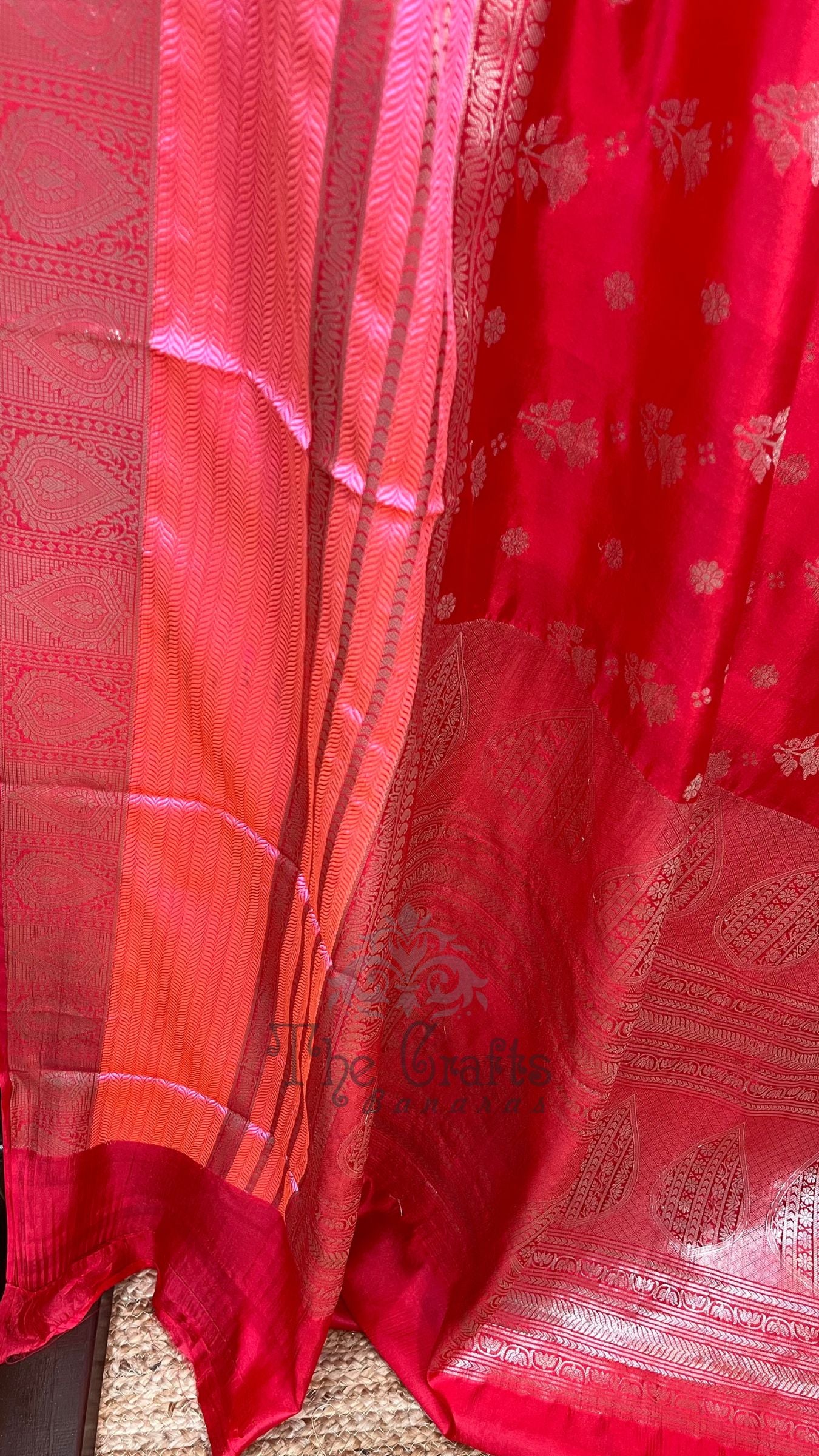 Pure Mango Silk Banarasi Saree