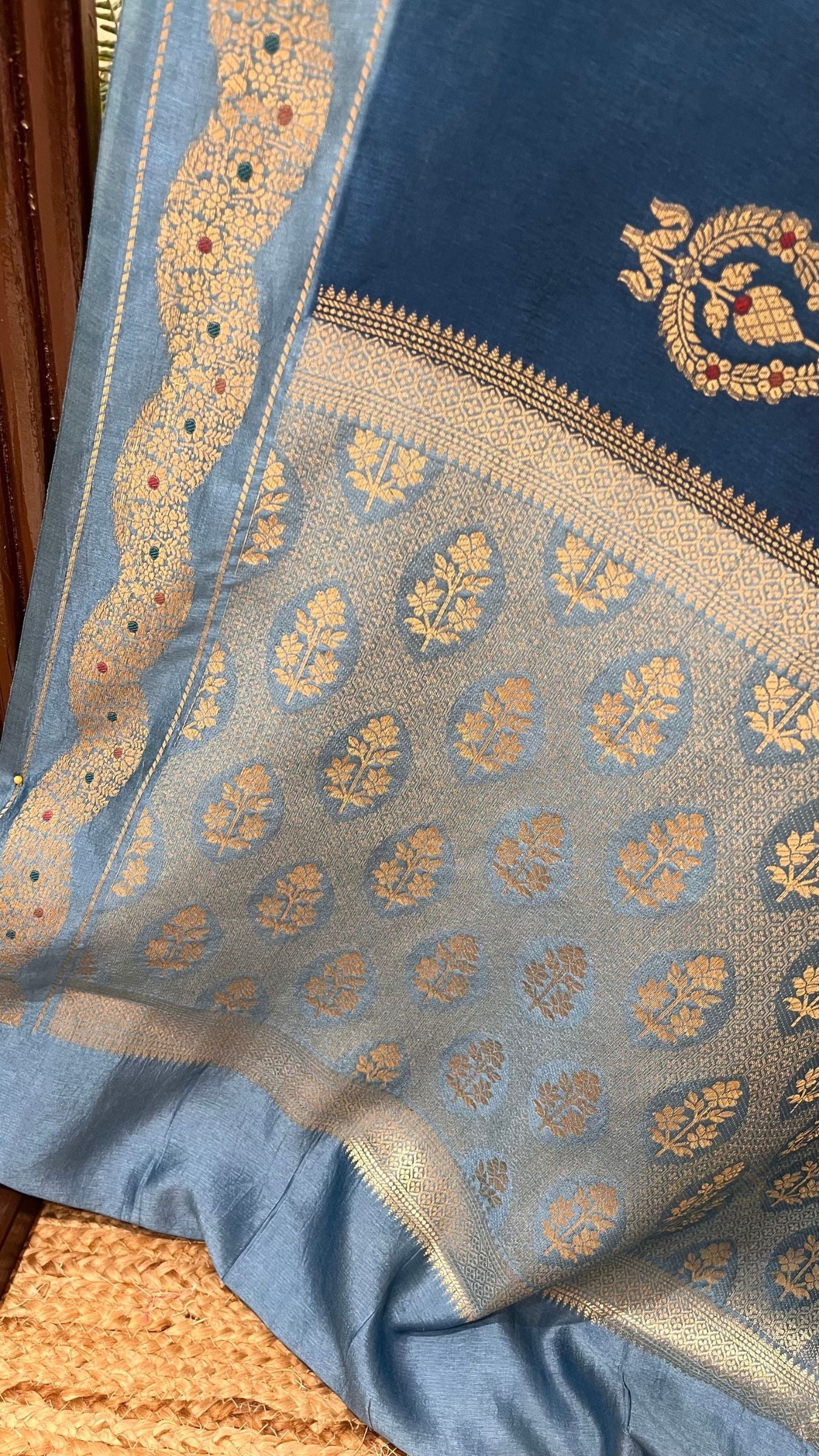 Pure Mango Silk Banarasi Saree