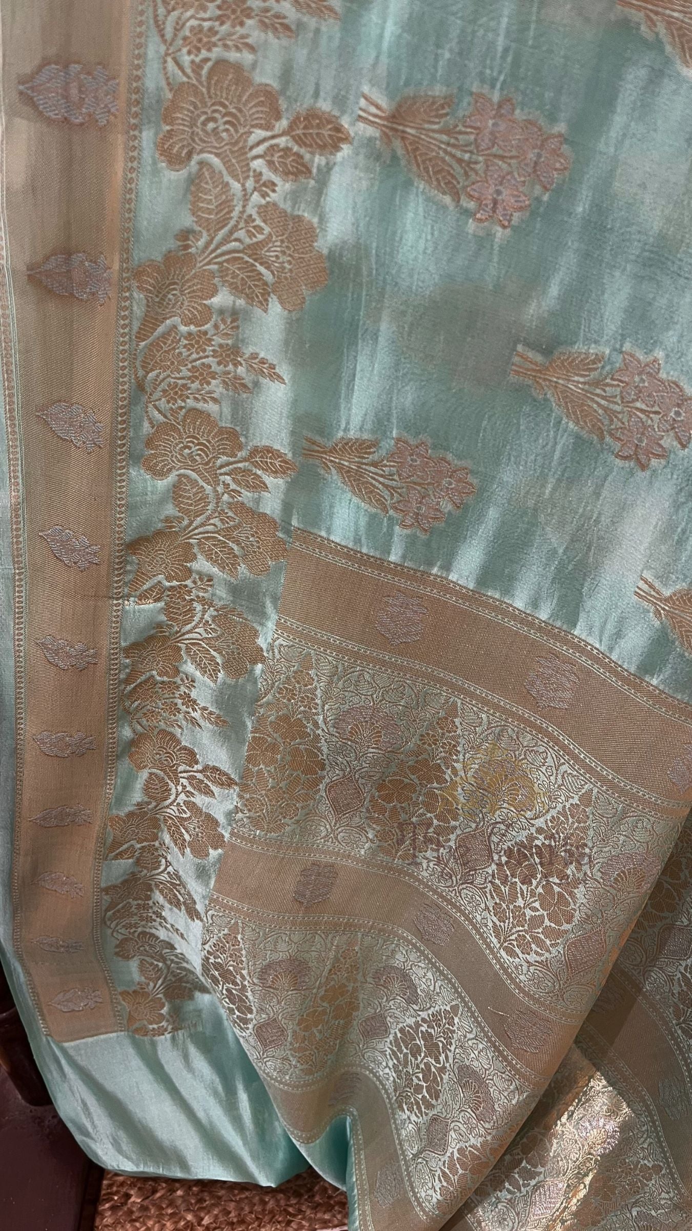 Pure Mango Silk Banarasi Saree