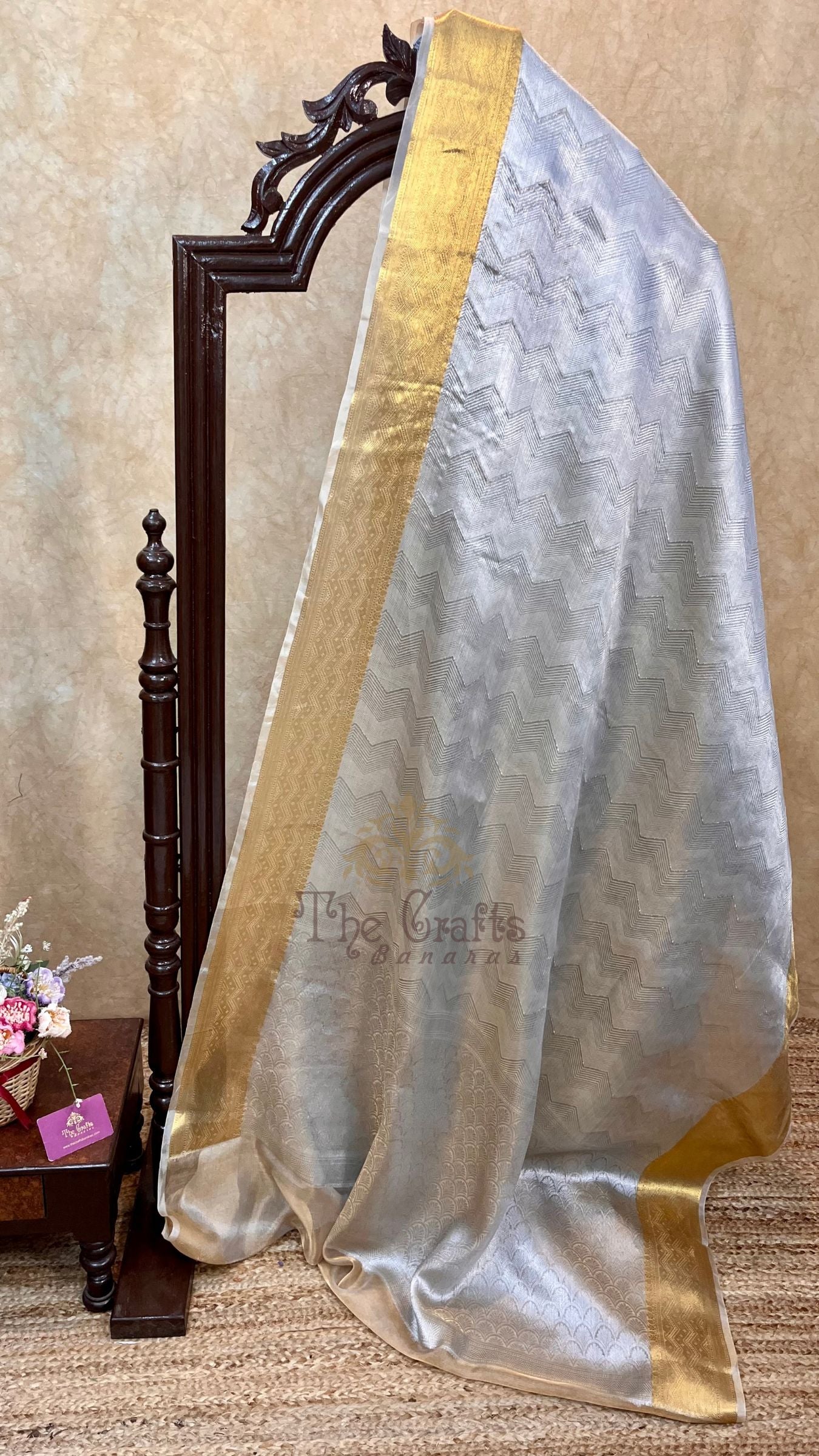 Pure Tissue Silk Brocade Banarasi Saree