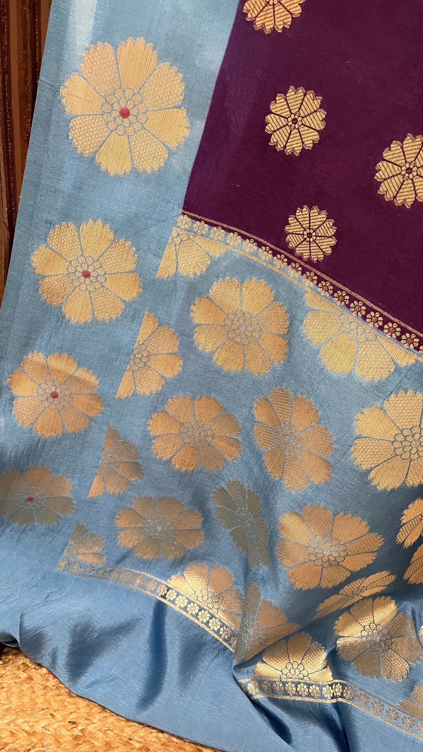 Pure Mango Silk Banarasi Saree