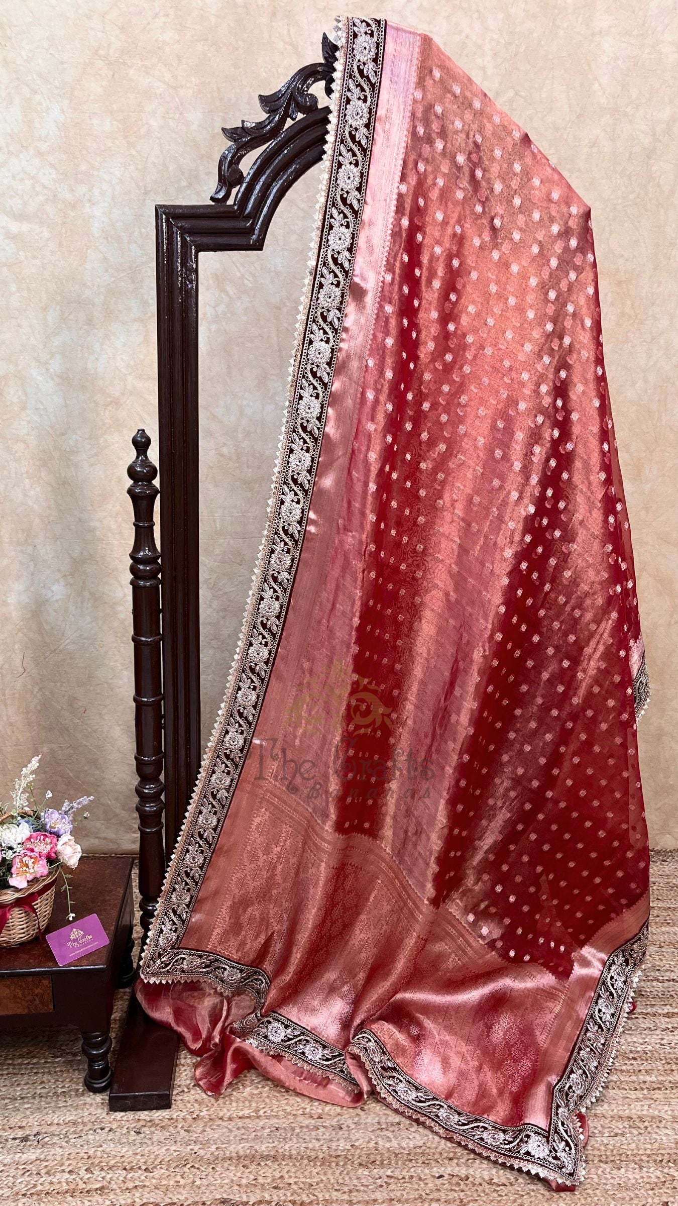 Pure Kora Tissue Silk Banarasi Saree