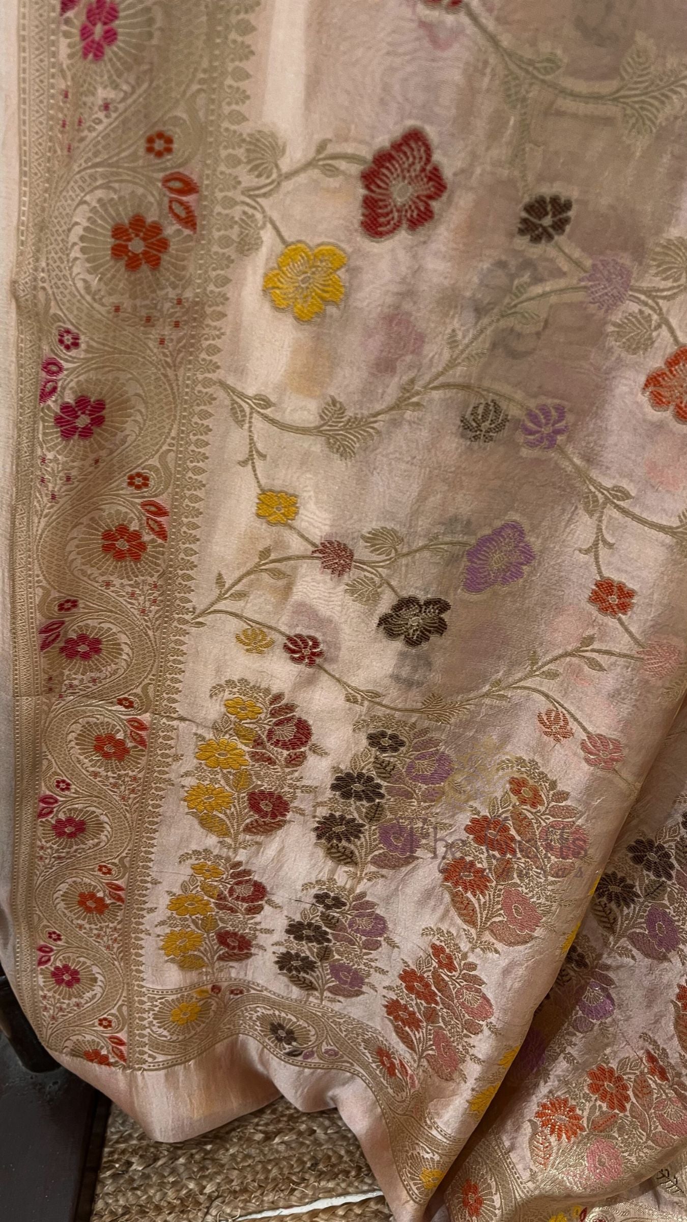 Pure Mango Silk Banarasi Saree