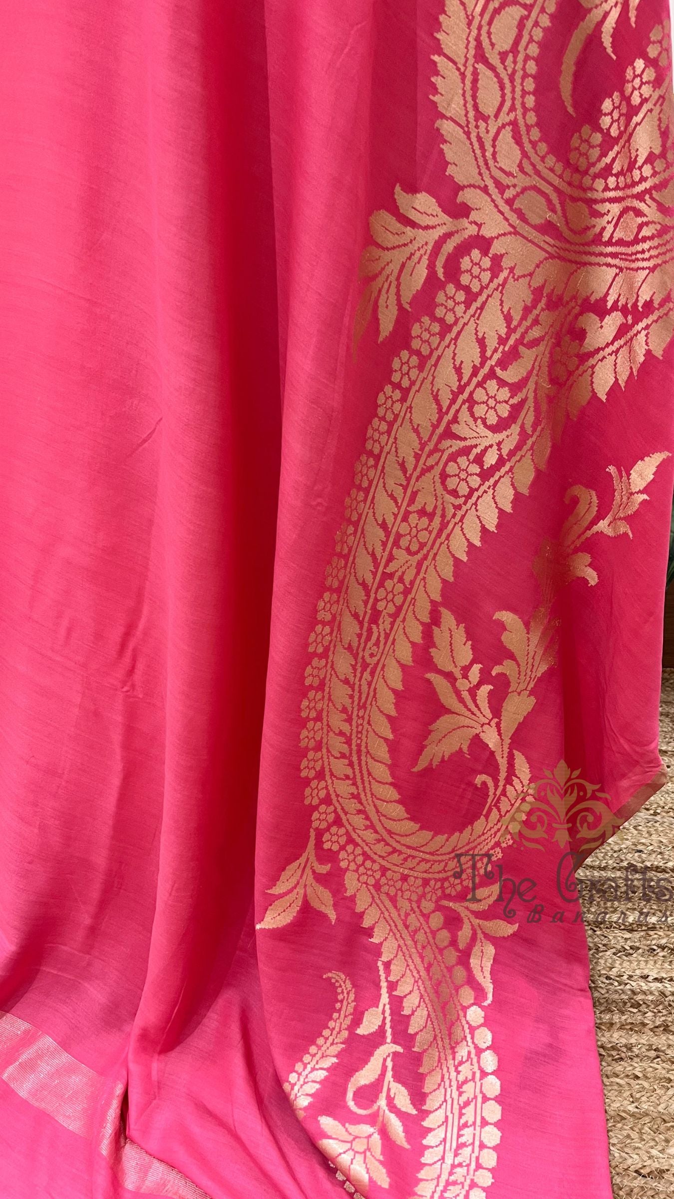 Pure Munga Silk Handloom Banarasi Saree