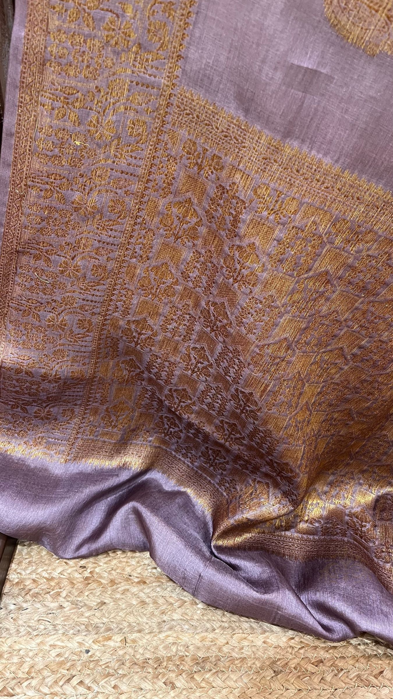 Pure Tussar Silk Banarasi Saree