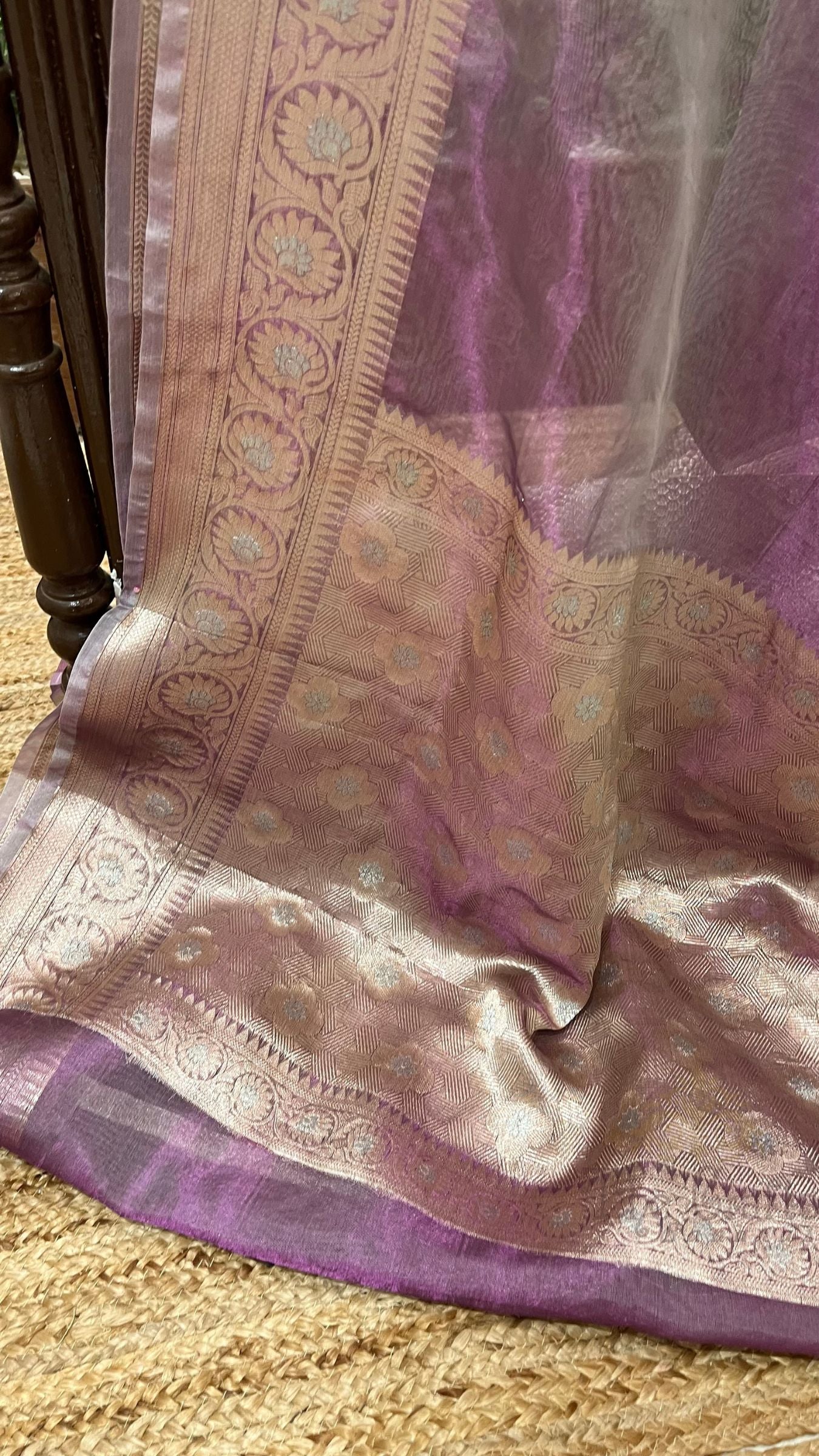 Pure Kora Tissue Silk Banarasi Saree