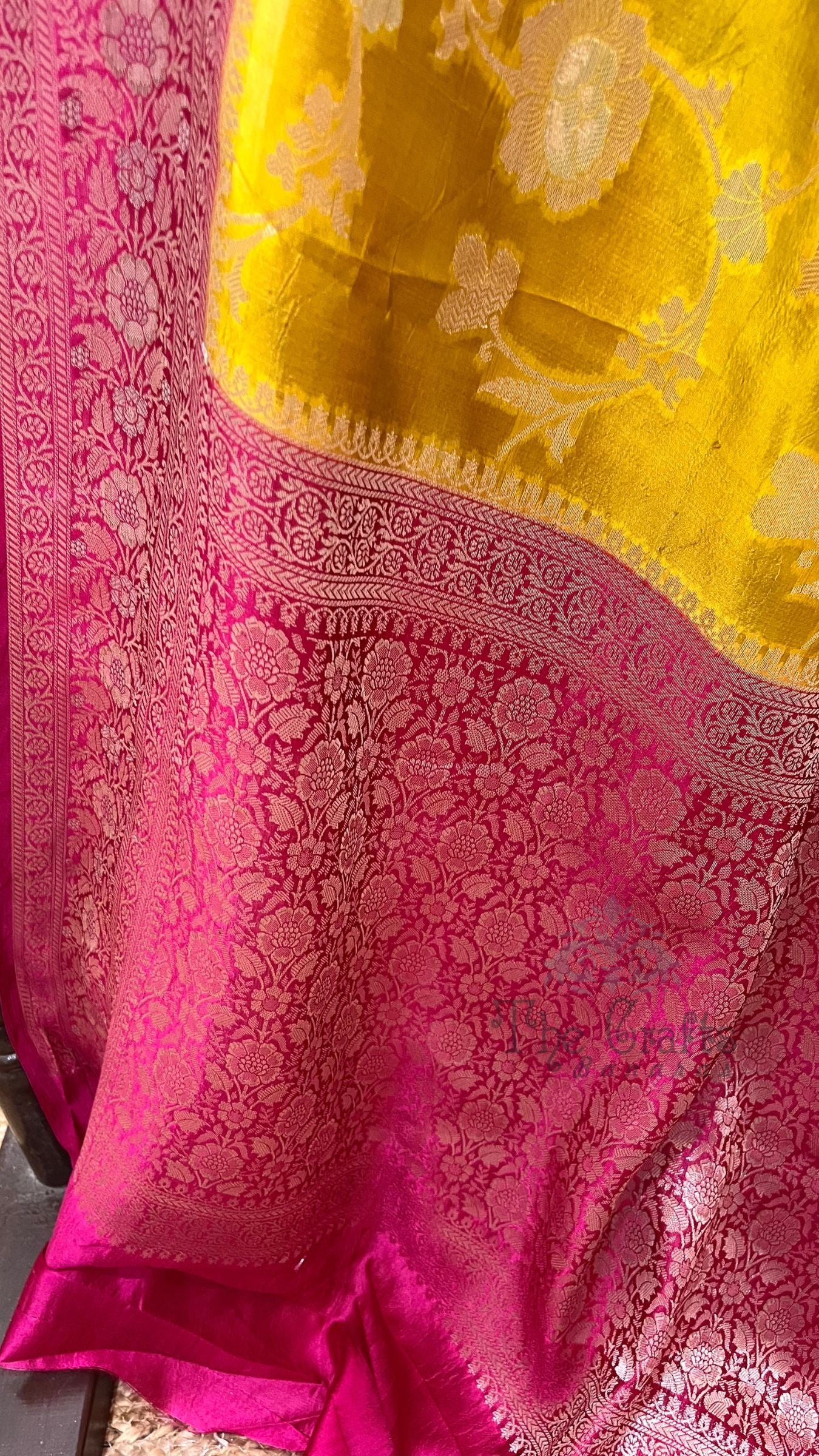 Pure Mango Silk Banarasi Saree