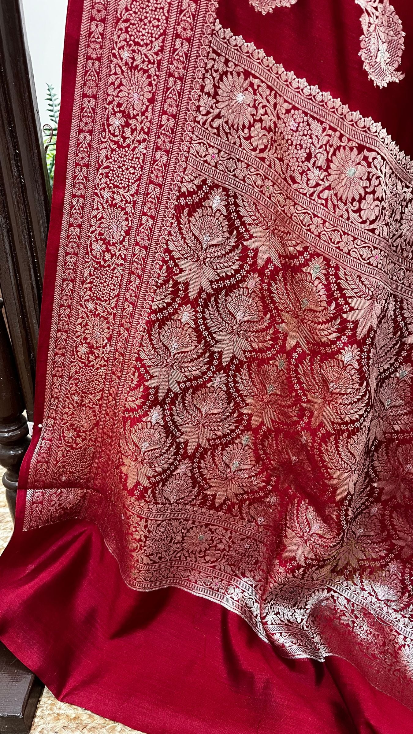 Pure Chiniya Silk Banarasi Saree