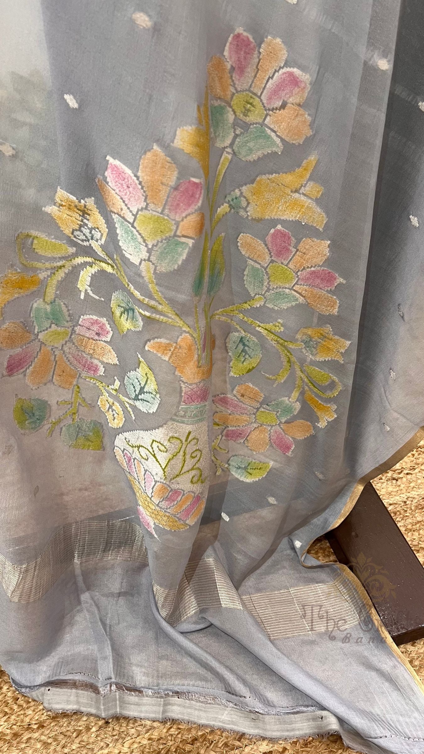 Pure Moonga Silk Banarasi Handloom Dupatta