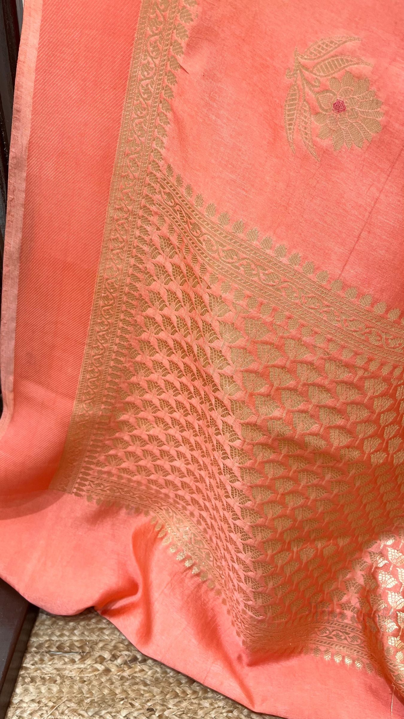 Pure Mango Silk Banarasi Saree