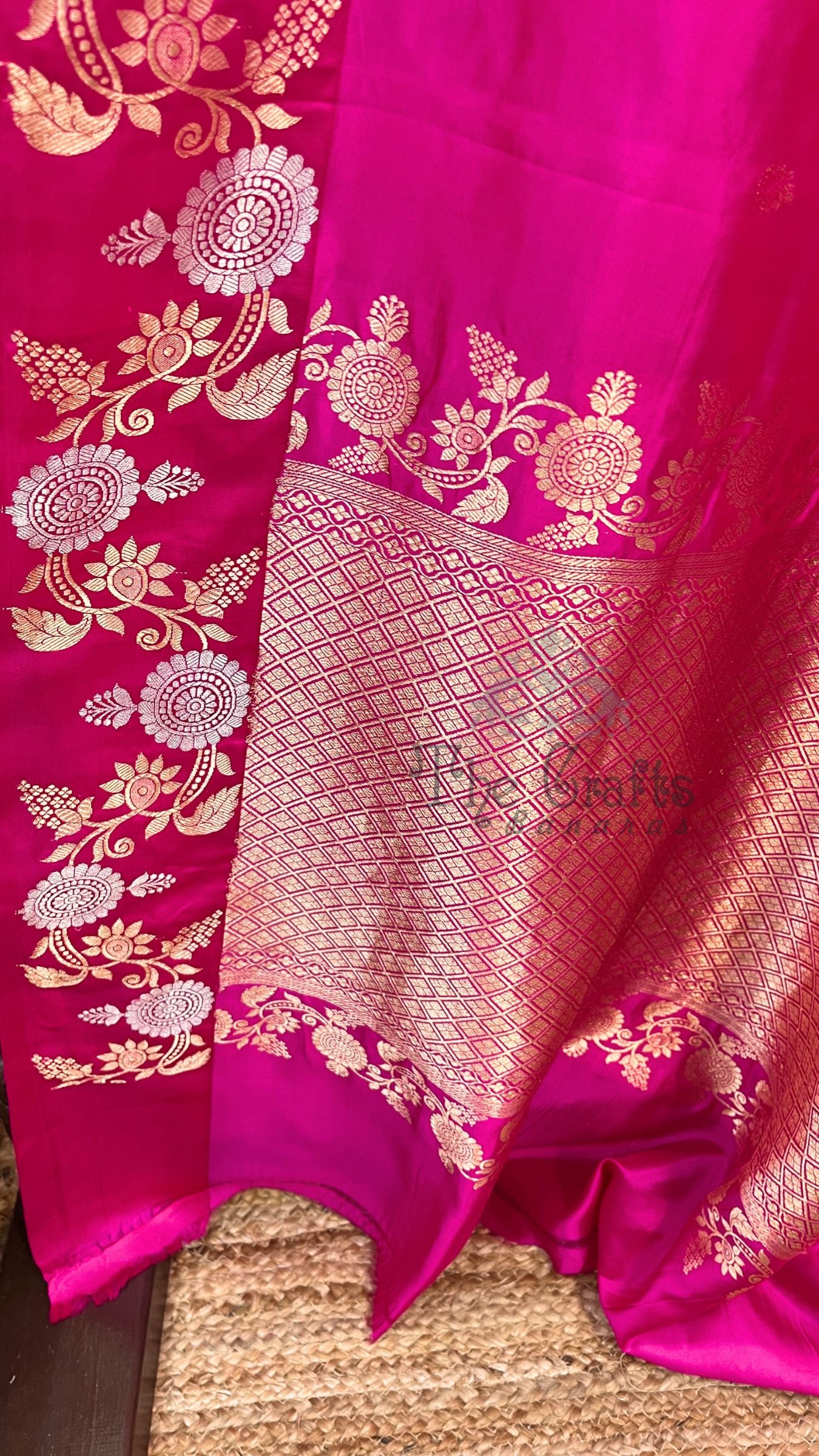 Pure Mango Silk Handloom Banarasi Saree