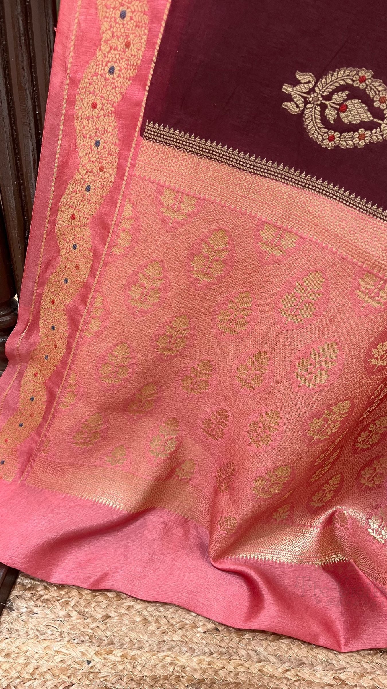 Pure Mango Silk Banarasi Saree