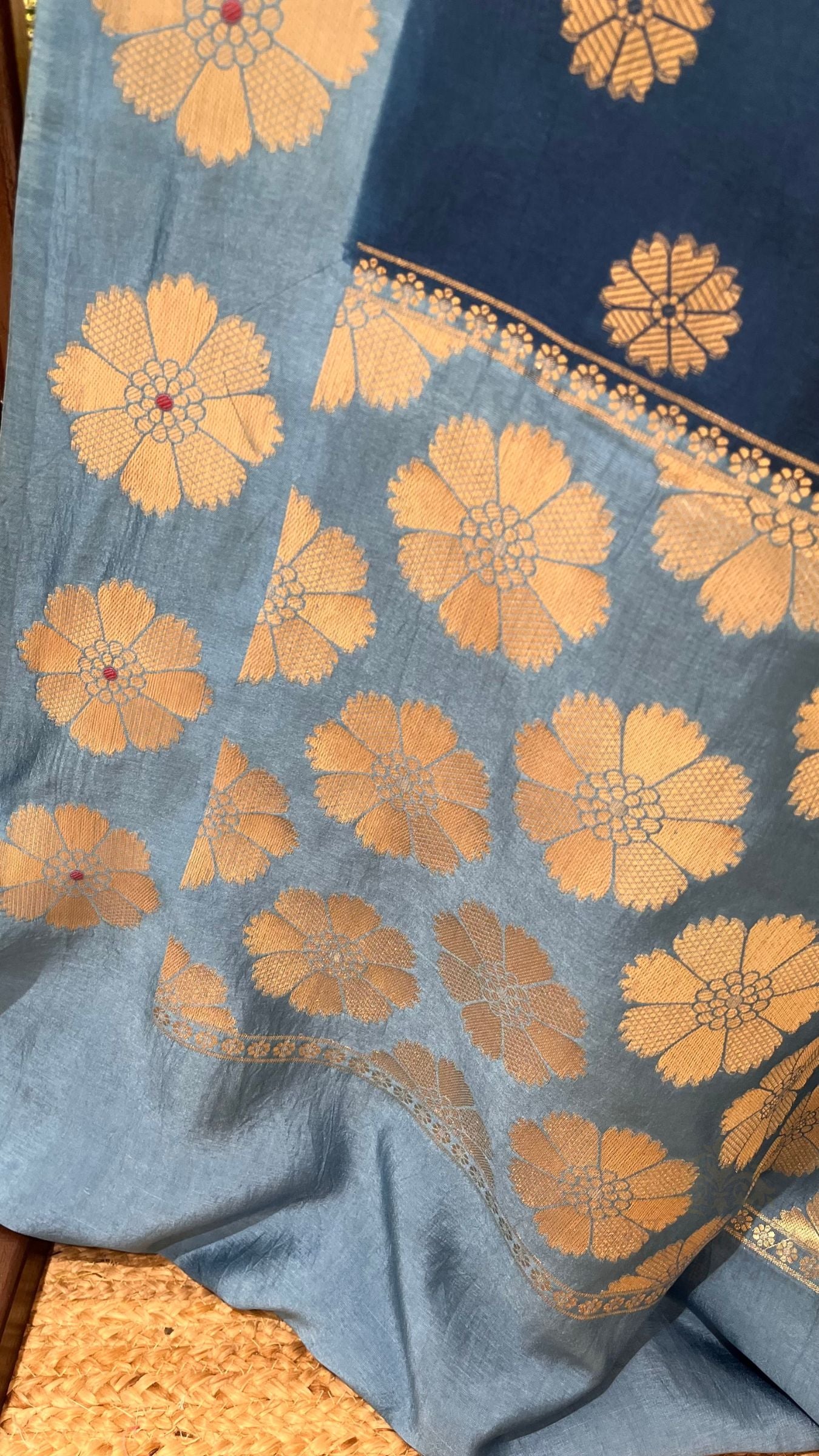 Pure Mango Silk Banarasi Saree