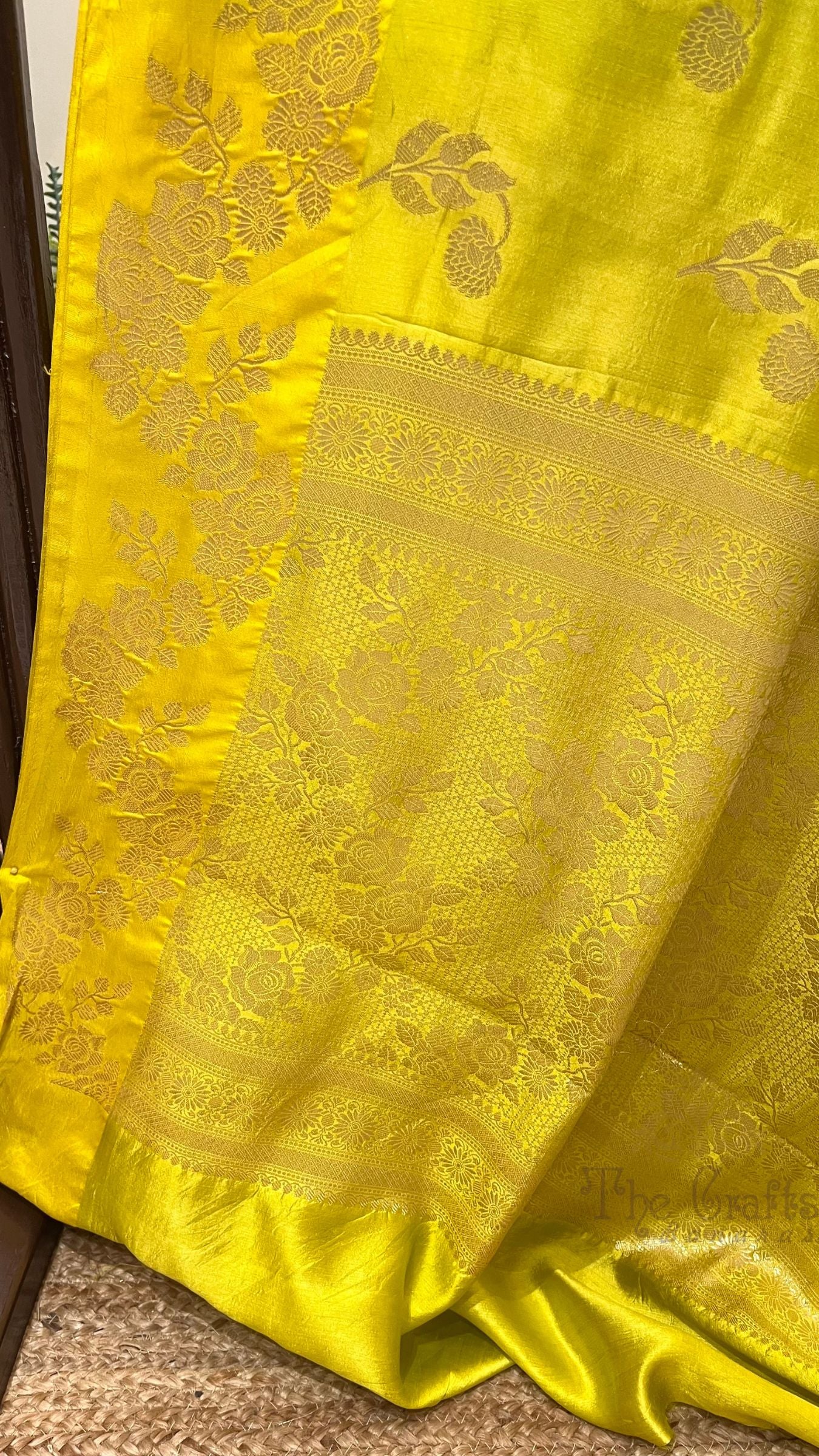 Pure Mango Silk Handloom Banarasi Saree