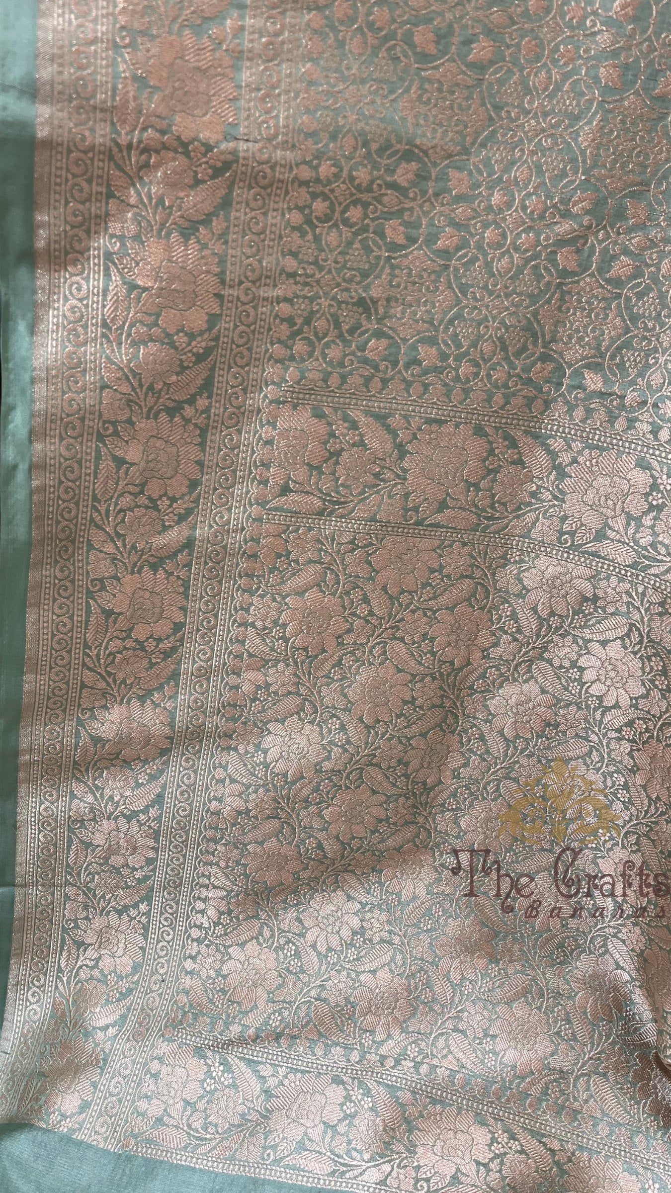 Pure Katan Silk Handloom Banarasi Saree - Tanchui Brocade