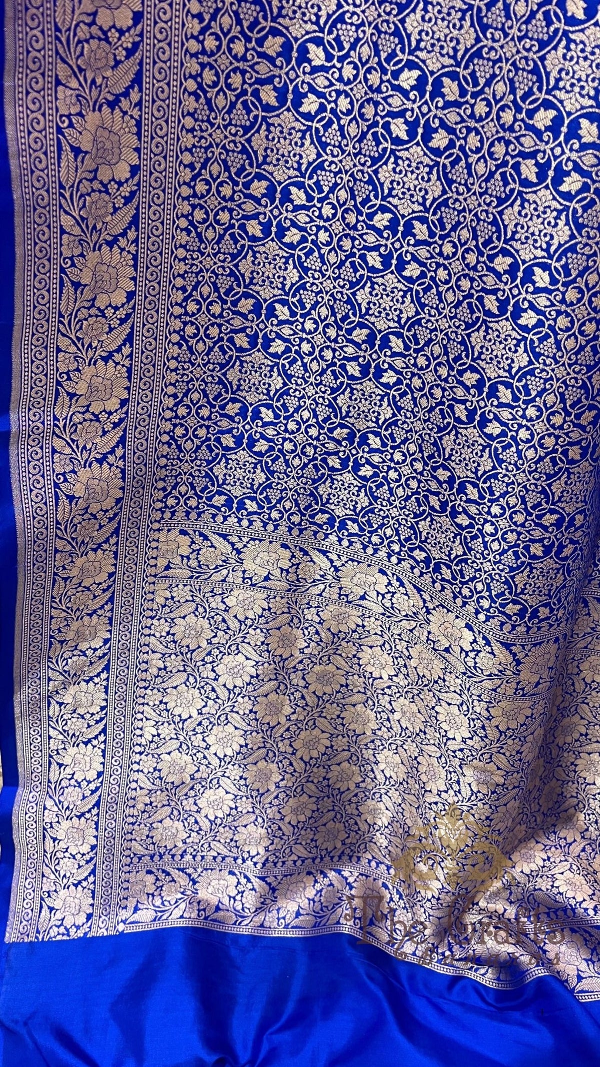 Pure Katan Silk Handloom Banarasi Saree - Tanchui Brocade