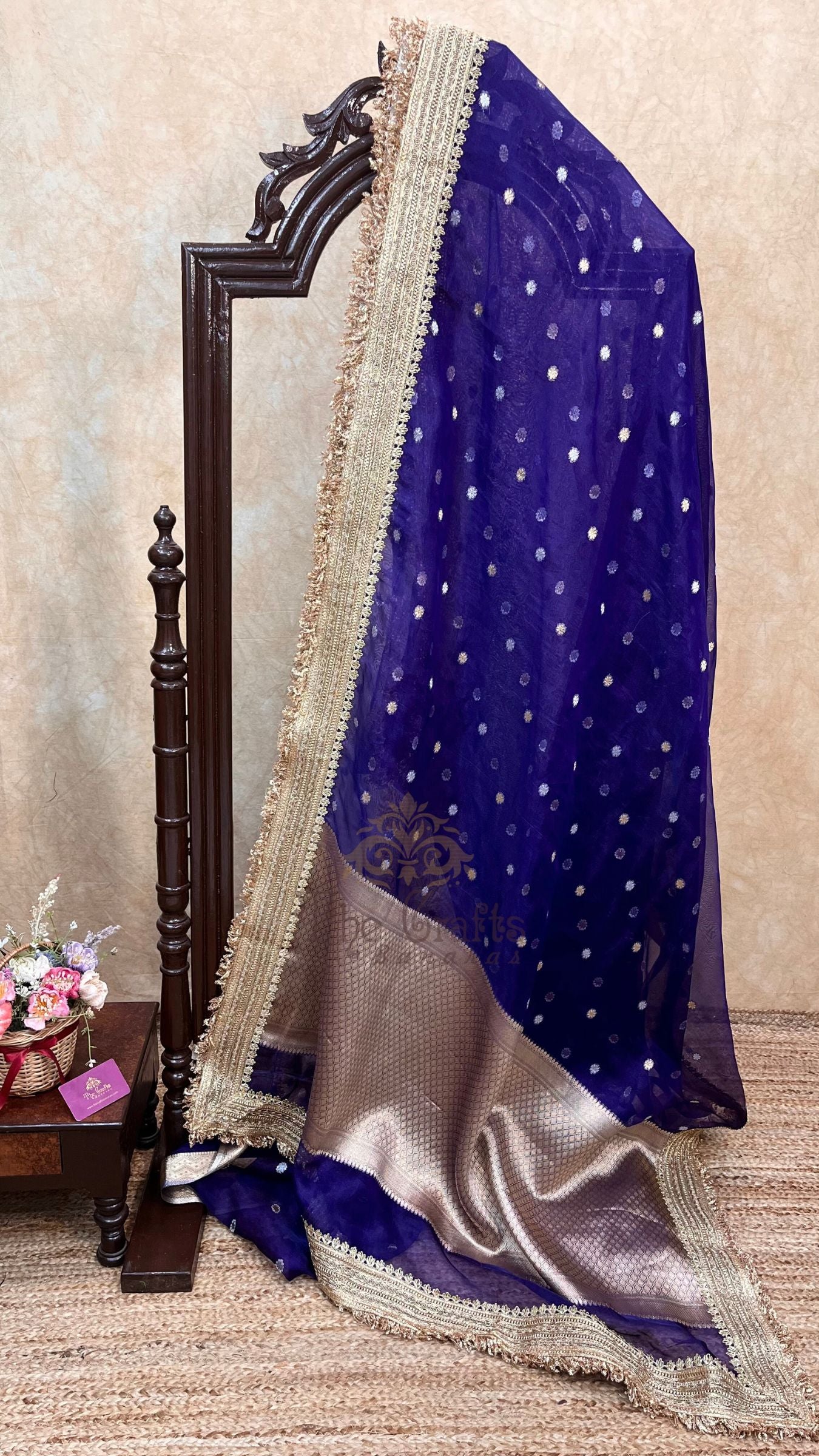 Pure Kora Tissue Silk Banarasi Saree