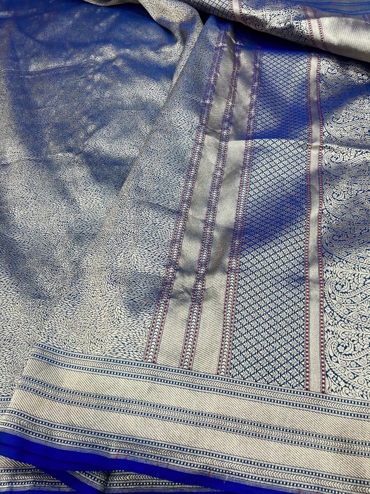 Pure Katan Silk Handloom Banarasi Saree - Tanchui Brocade
