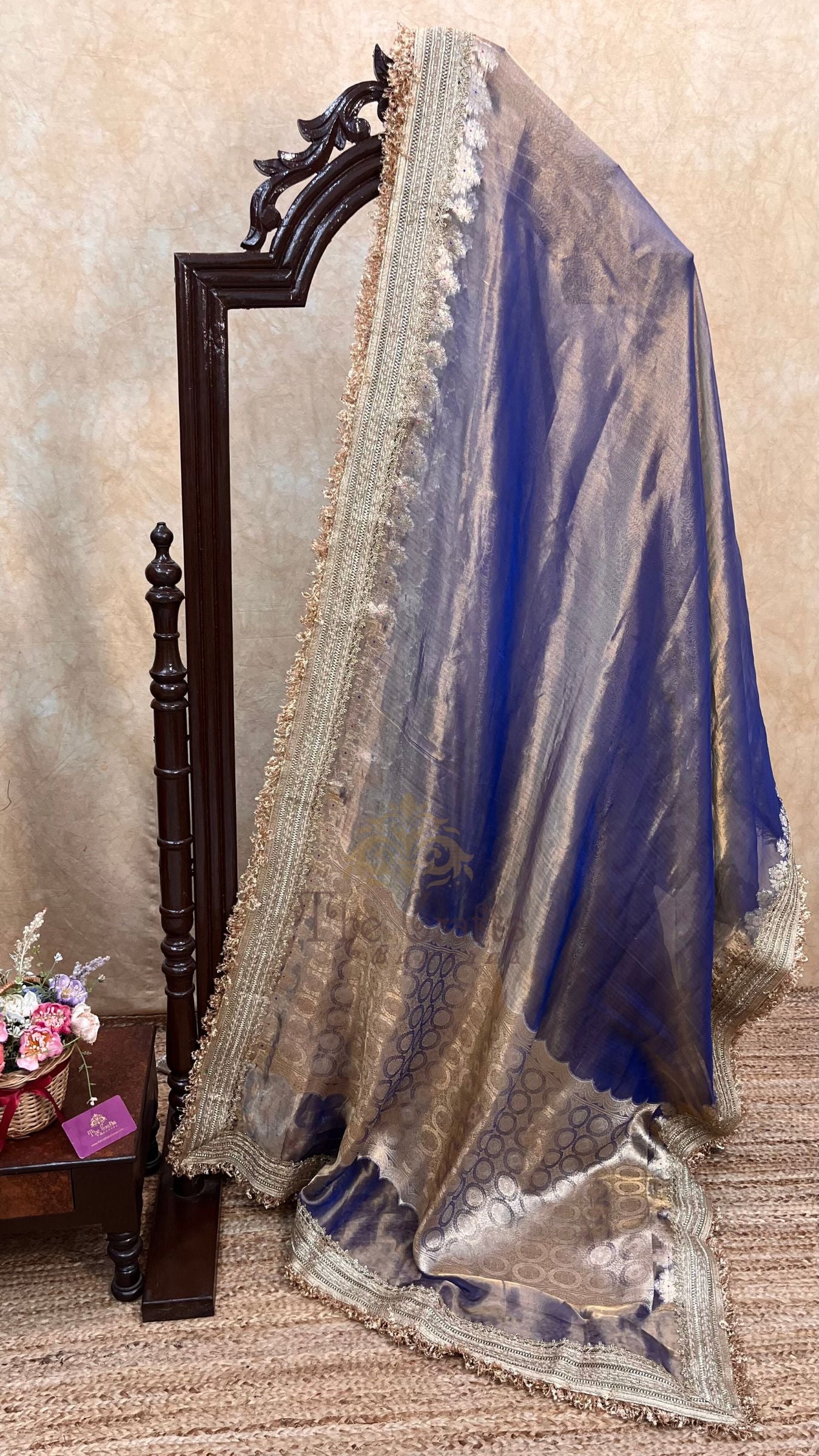 Pure Kora Tissue Silk Banarasi Saree