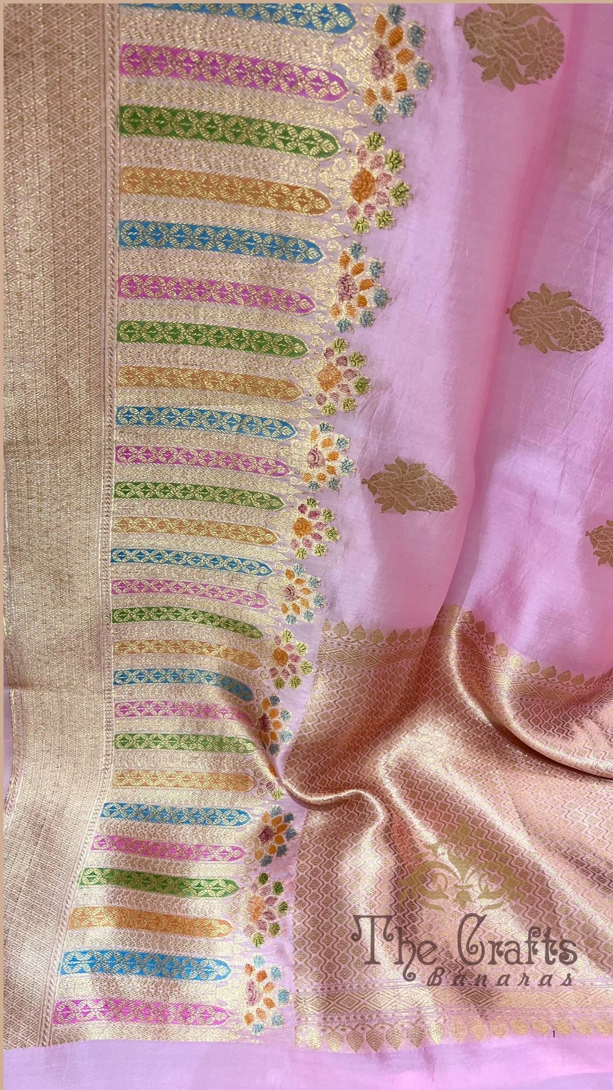Pure Mango Silk Handloom Banarasi Saree