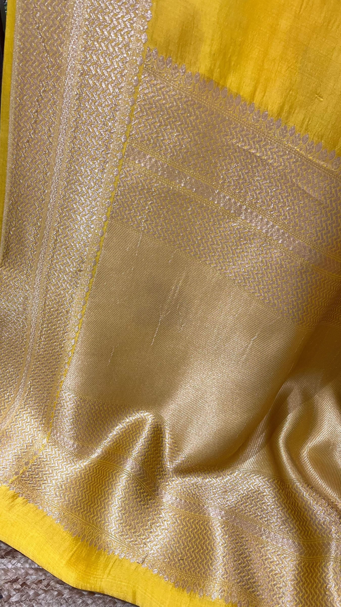 Pure Mango Silk Banarasi Saree