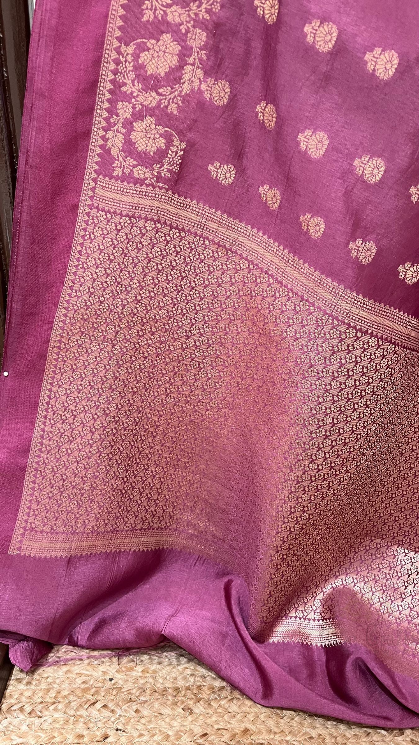 Pure Mango Silk Banarasi Saree