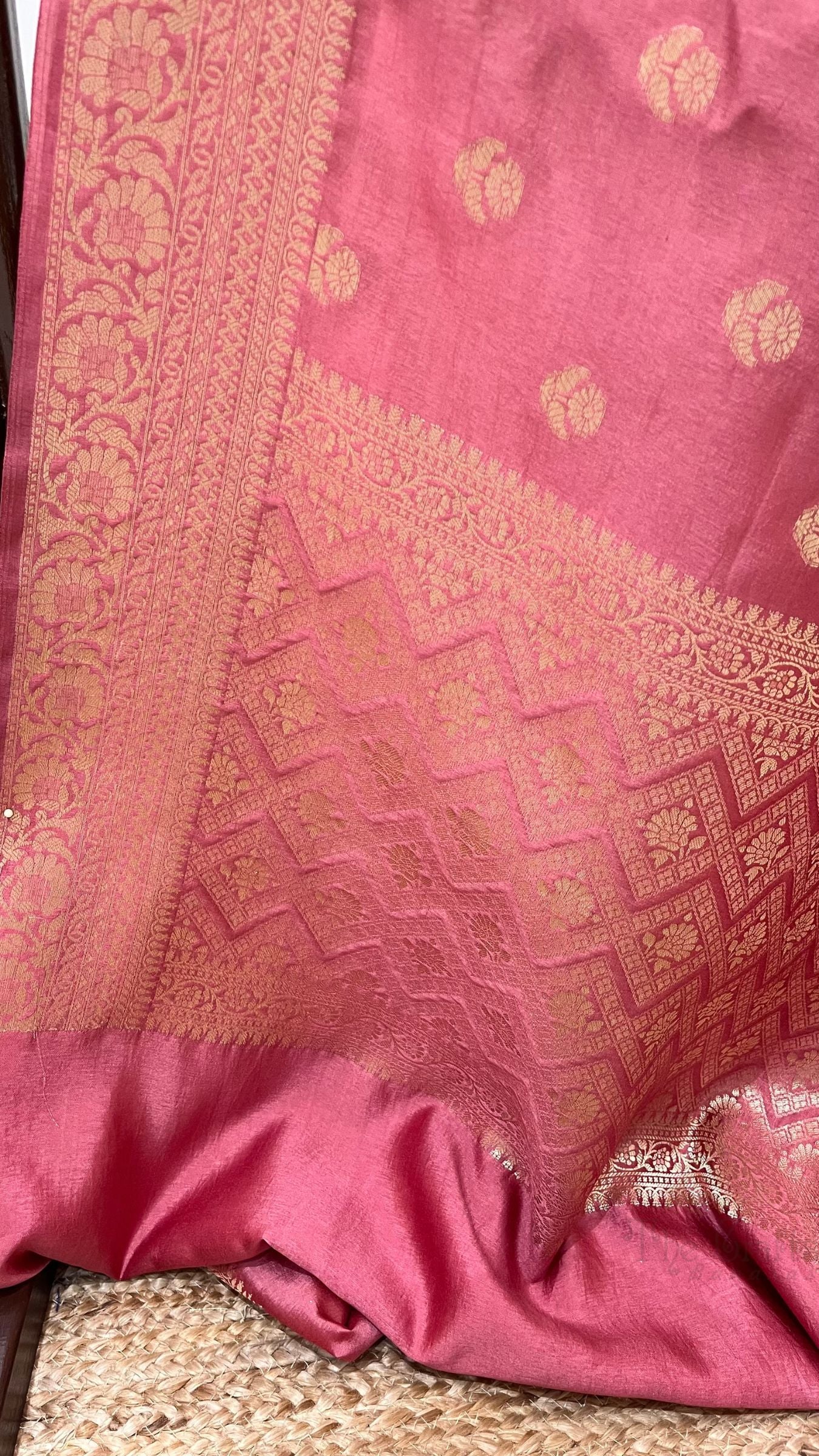 Pure Mango Silk Banarasi Saree