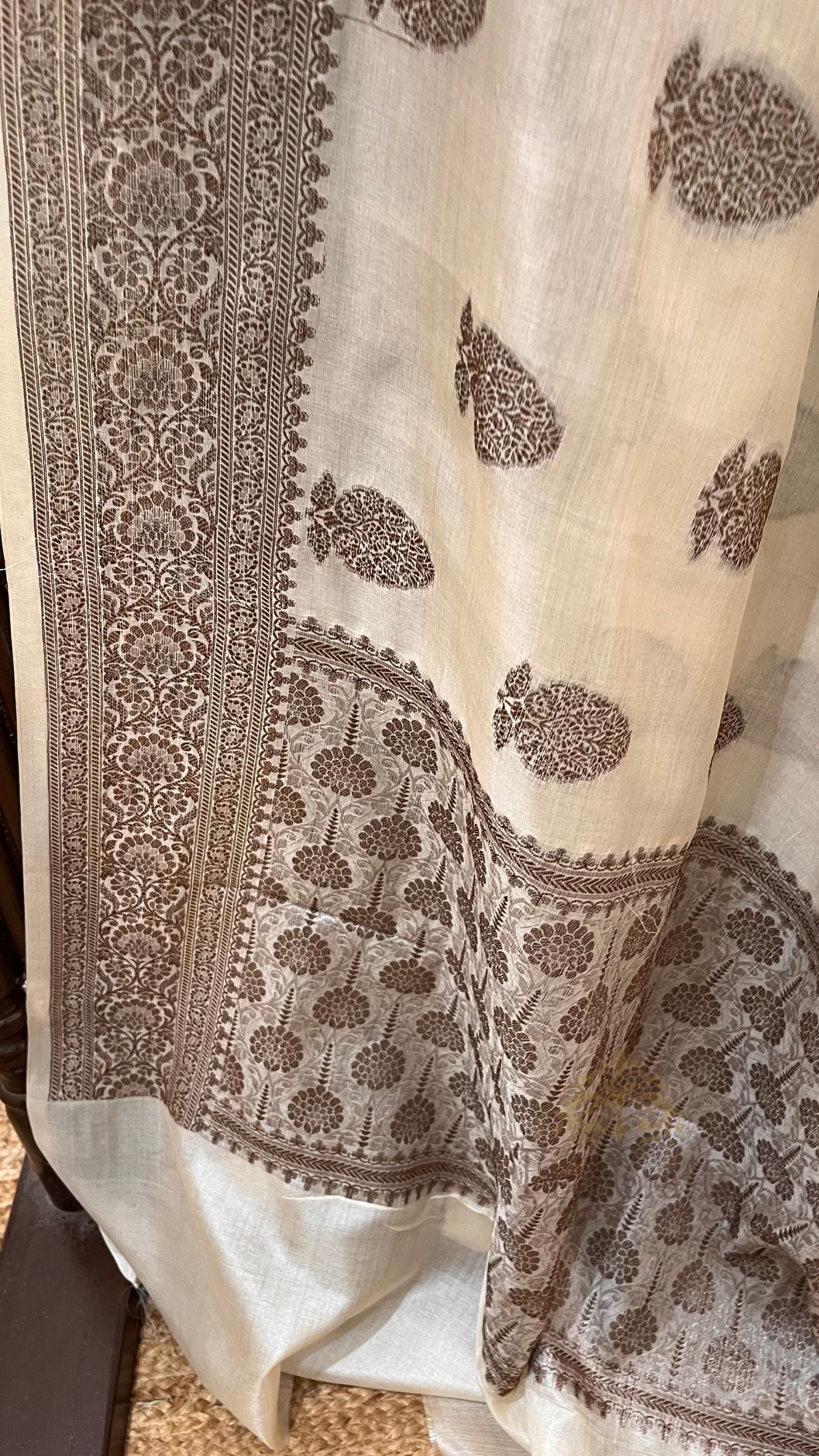 Pure Tussar Silk Banarasi Saree