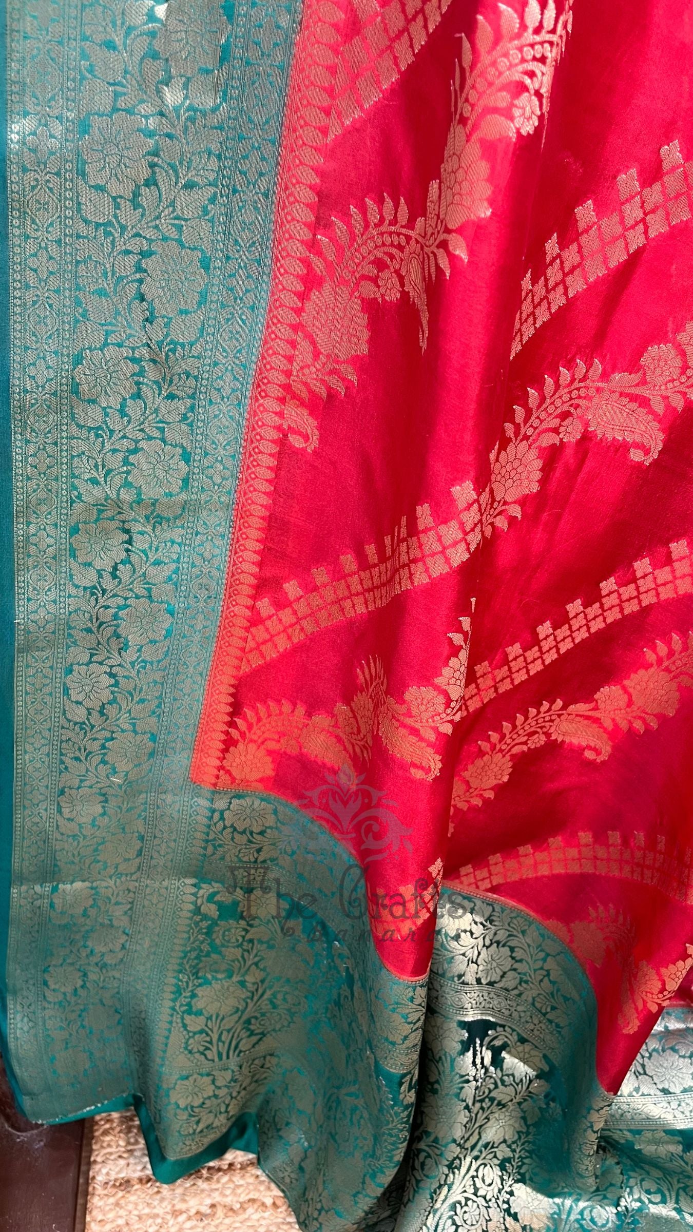 Pure Dupion Silk Banarasi Saree