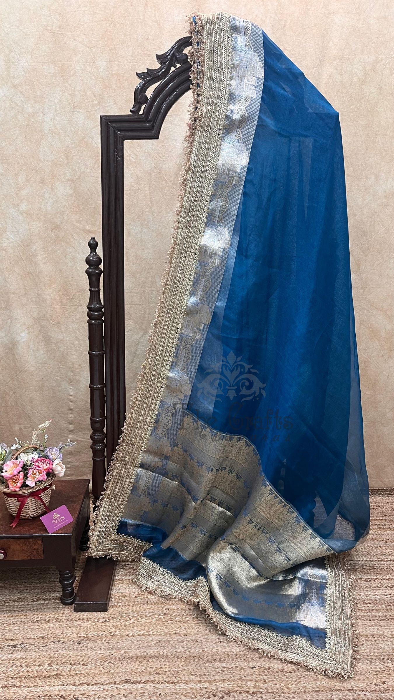 Pure Kora Tissue Silk Banarasi Saree