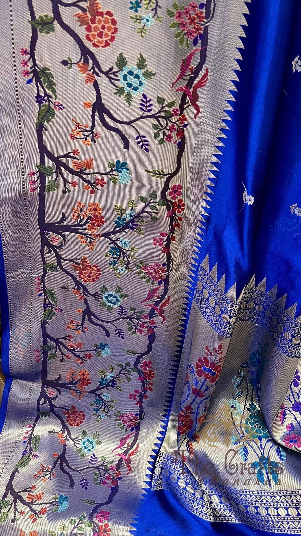 Pure Mango Silk Handloom Banarasi Saree