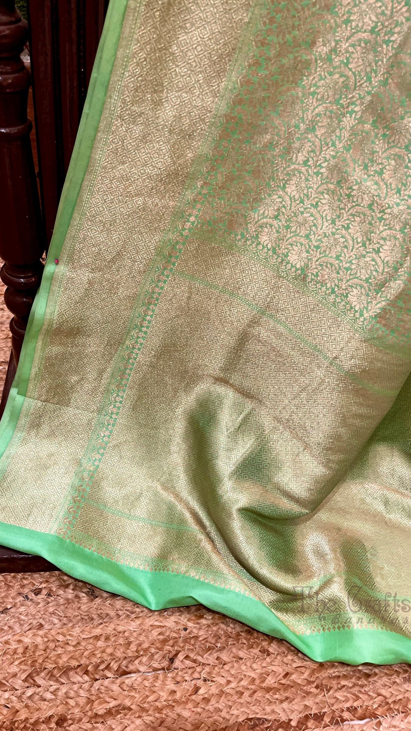 Pure Katan Silk Handloom Banarasi Saree - Tanchui Brocade
