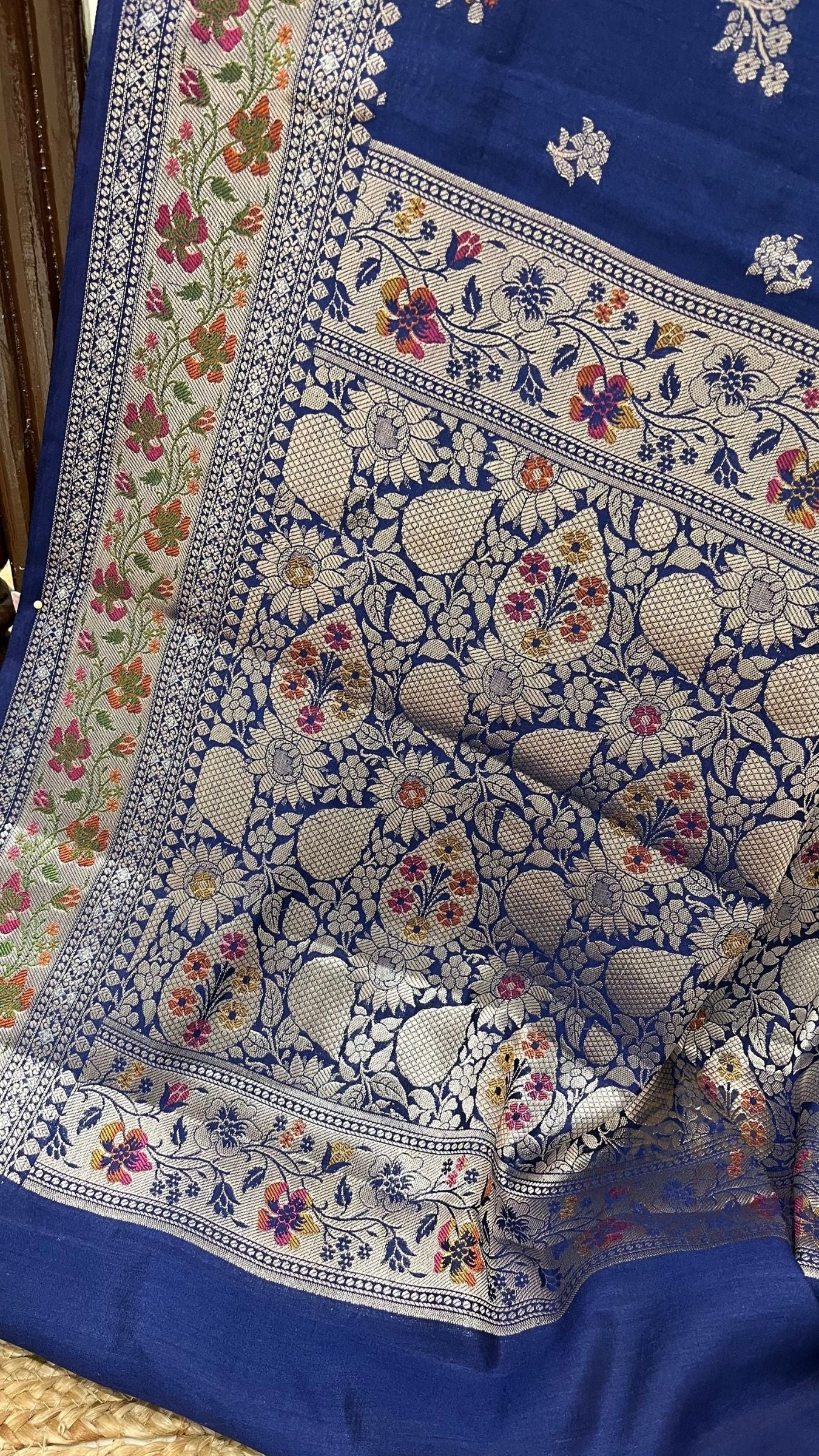 Pure Chiniya Silk Banarasi Saree