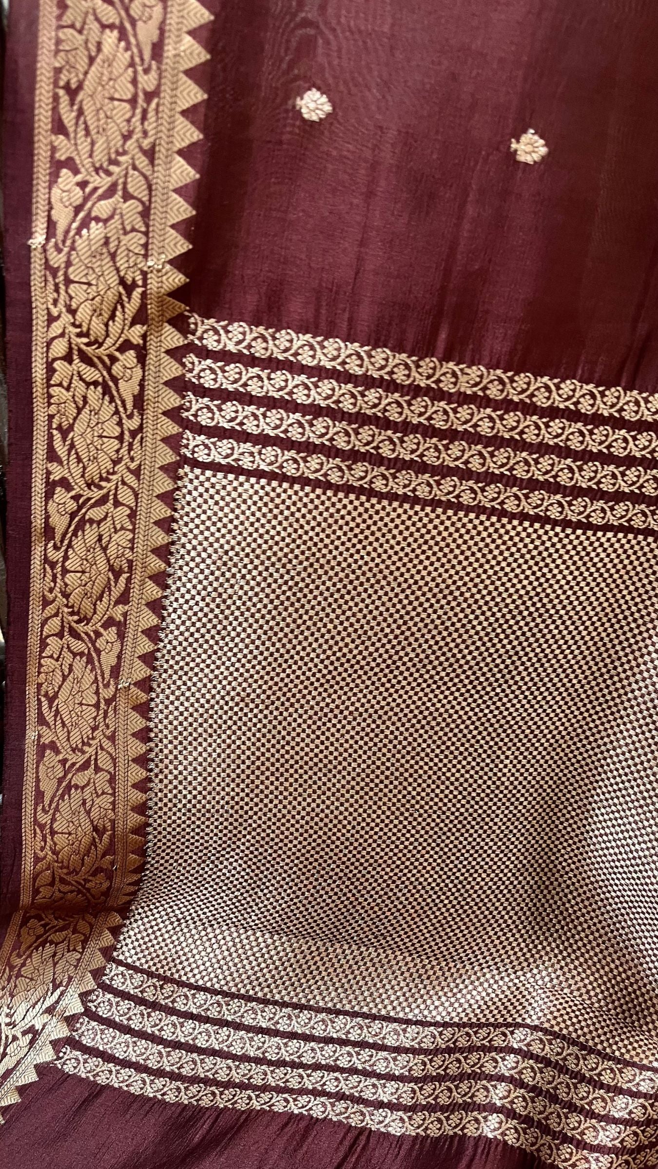 Pure Mango Silk Handloom Banarasi Saree