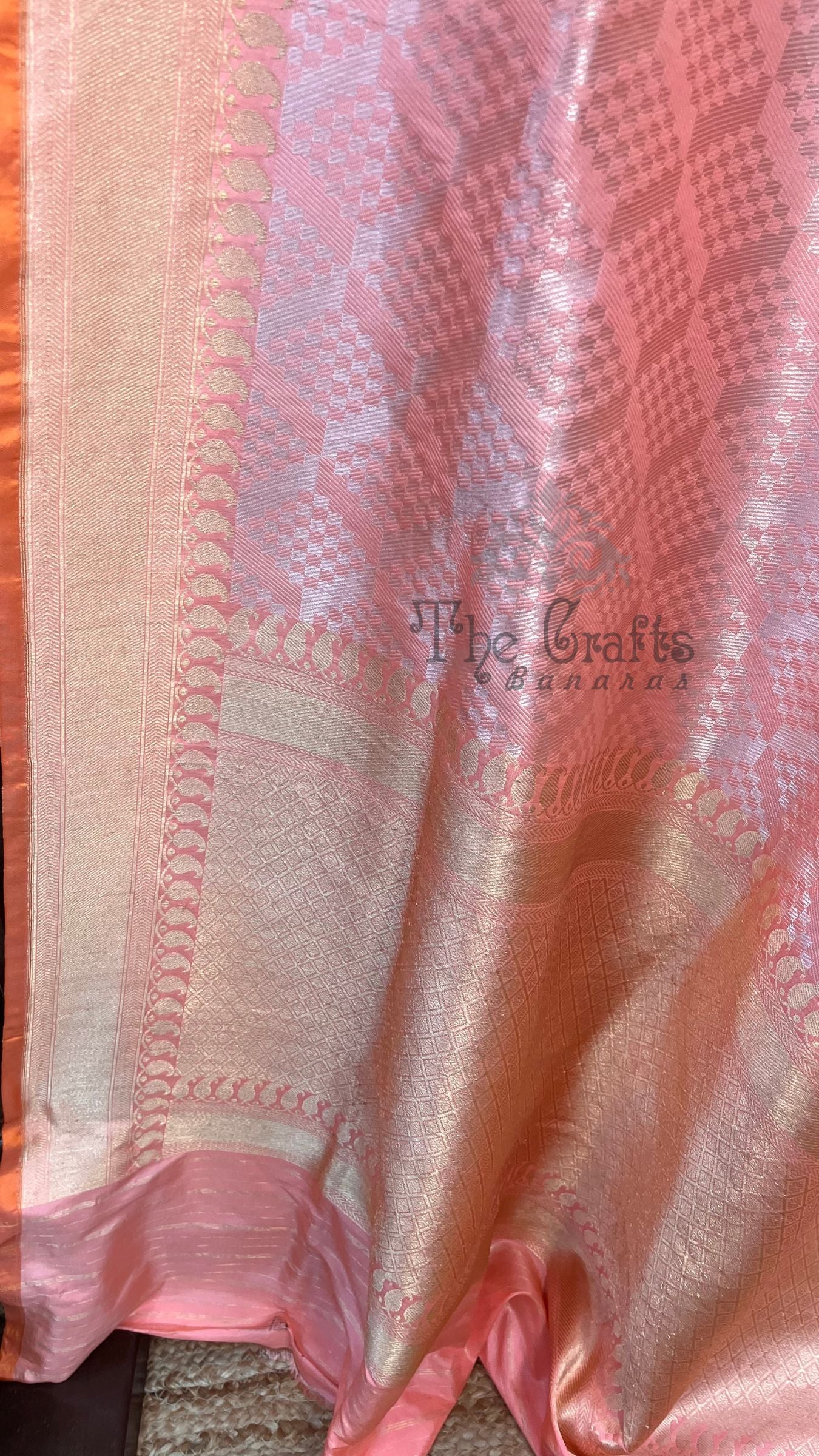 Pure Katan Silk Handloom Banarasi Saree - Kadhua Tanchui Brocade