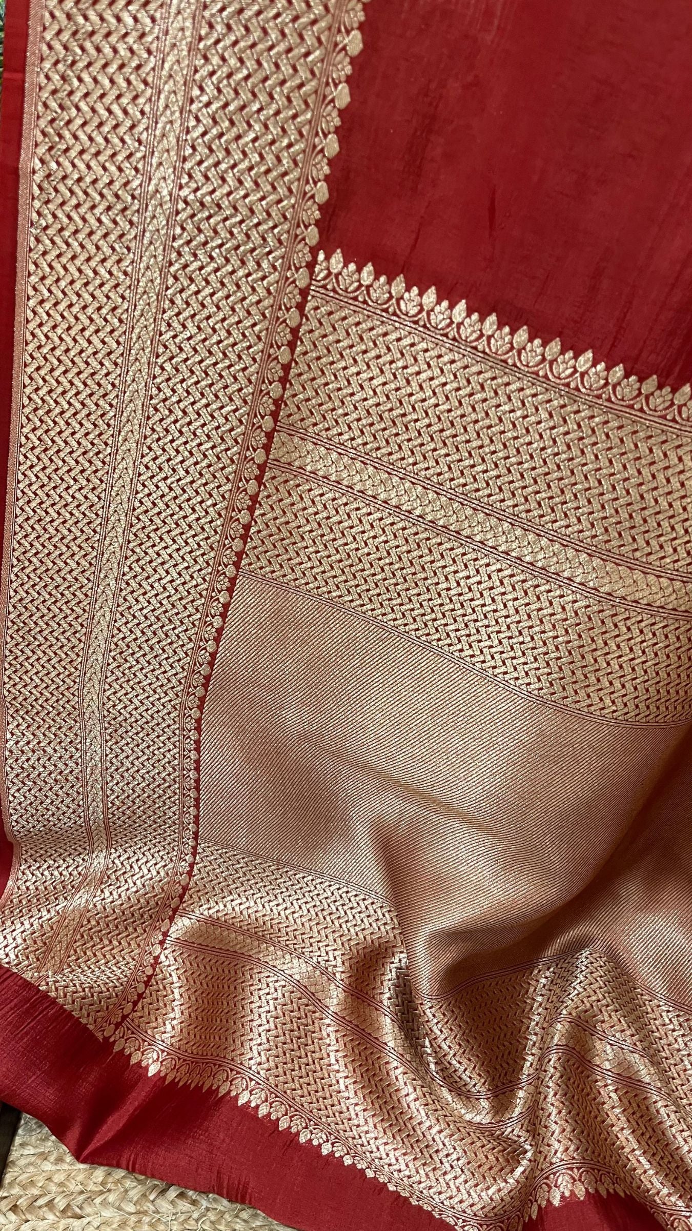 Pure Mango Silk Banarasi Saree