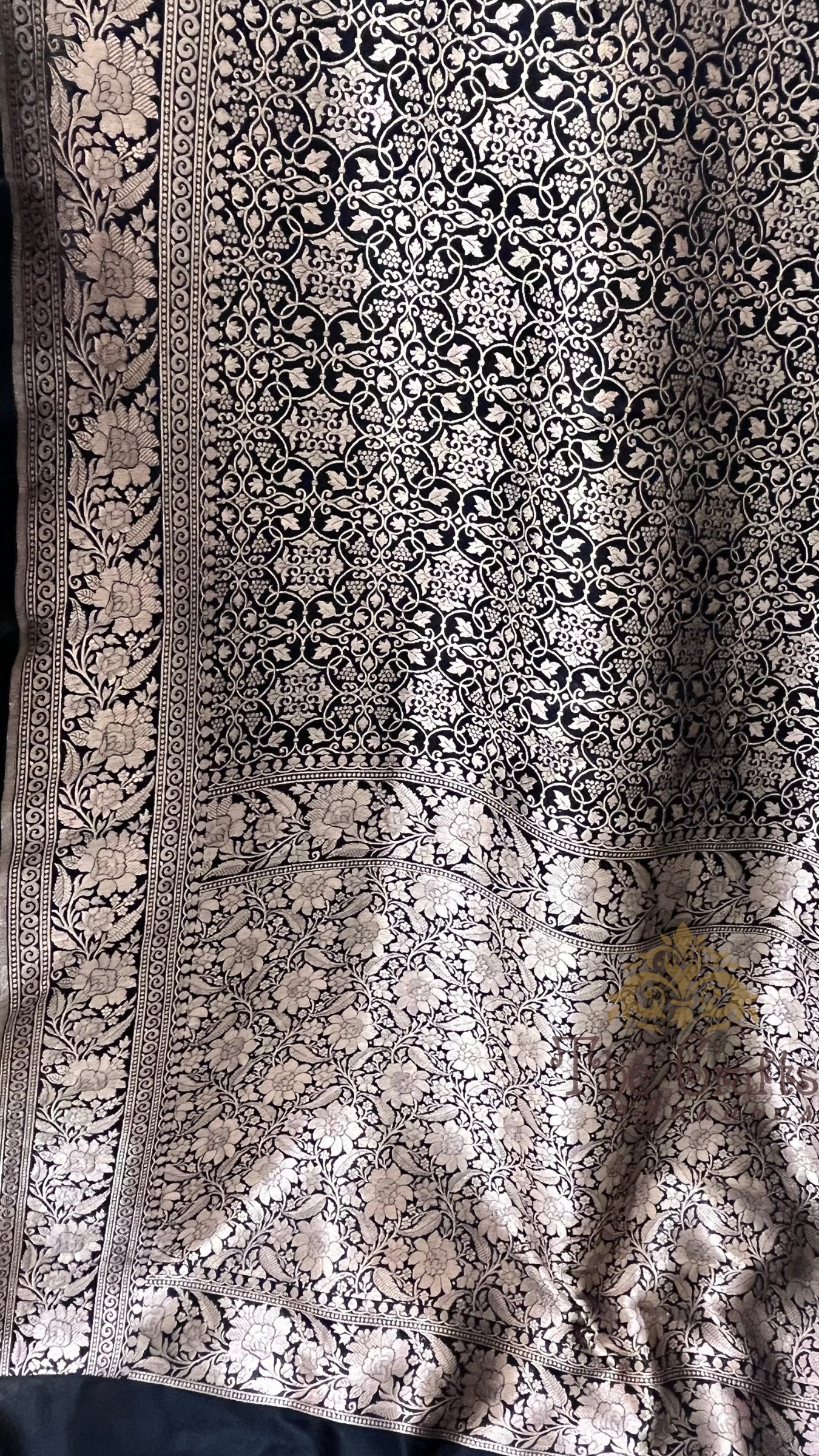 Pure Katan Silk Handloom Banarasi Saree - Tanchui Brocade