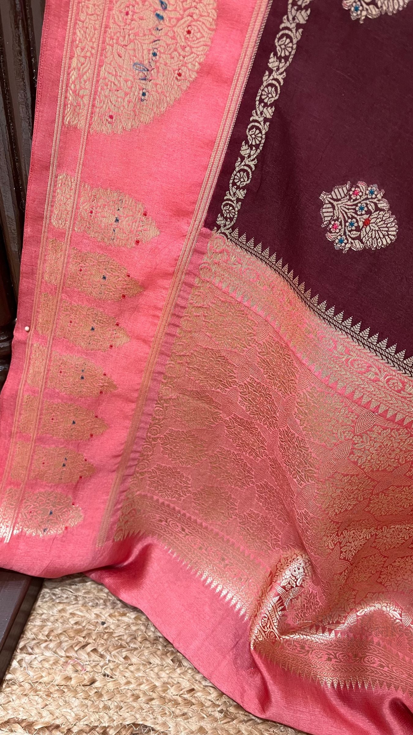 Pure Mango Silk Banarasi Saree
