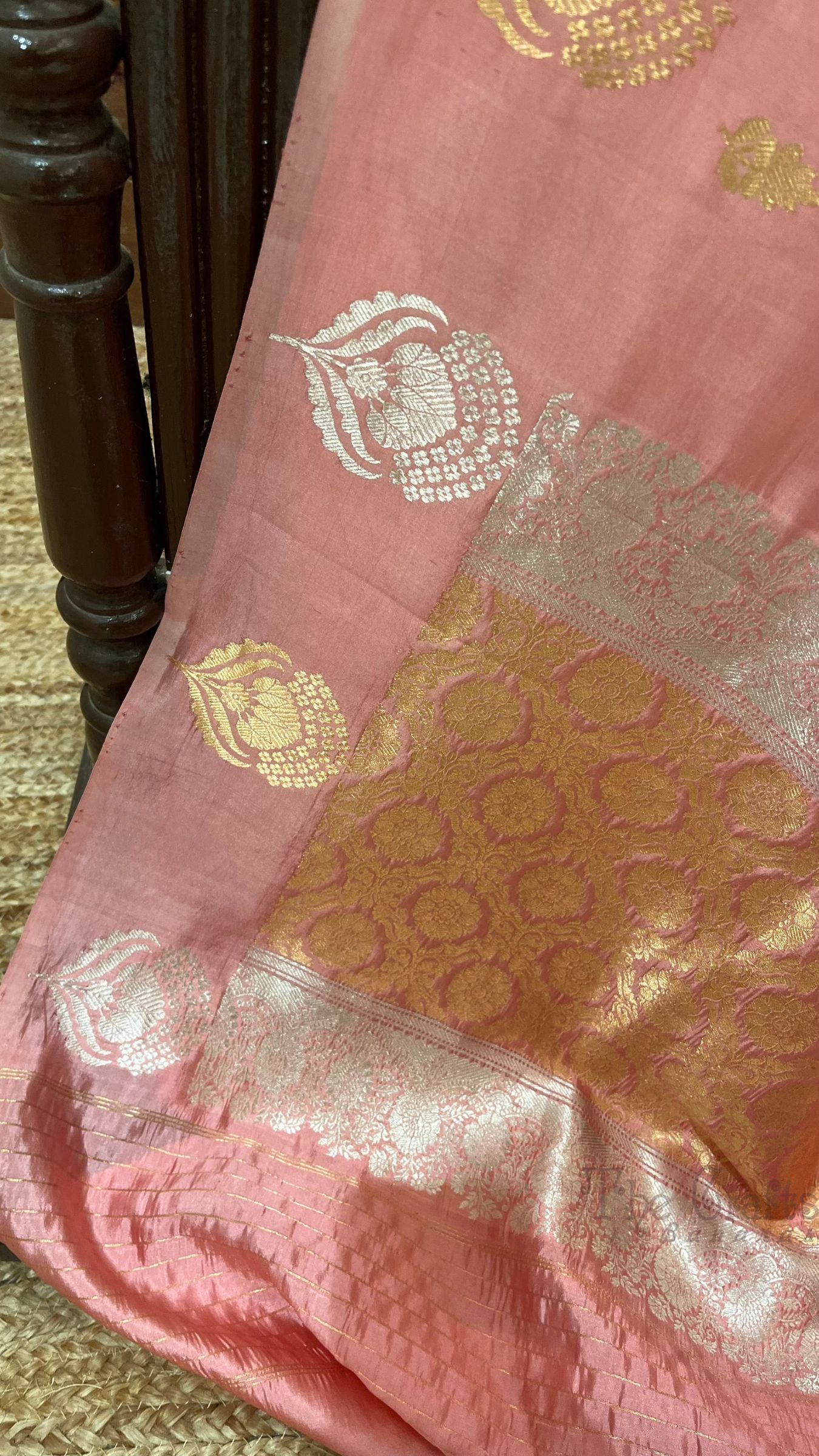Pure Mango Silk Handloom Banarasi Saree
