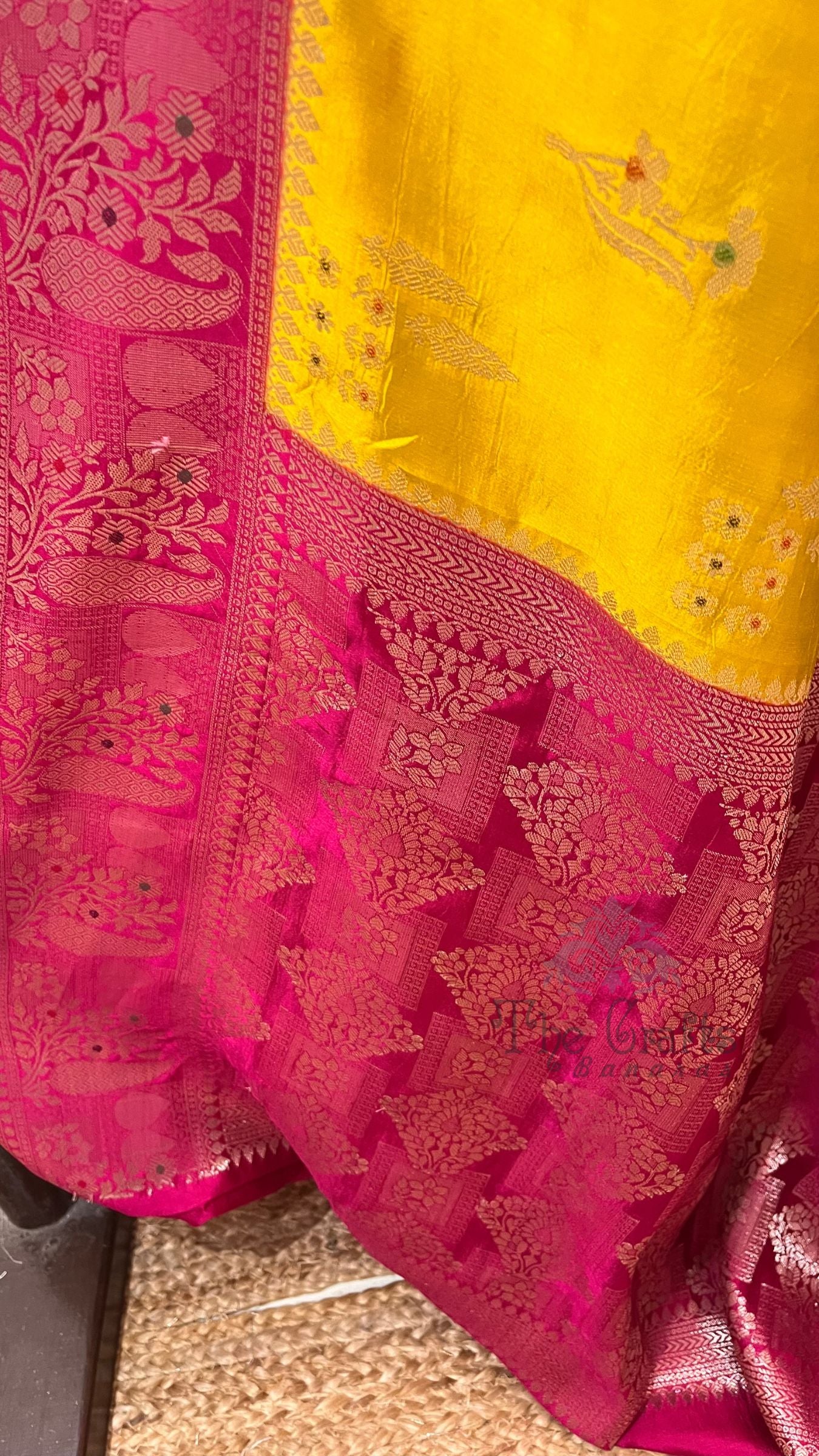 Pure Mango Silk Banarasi Saree