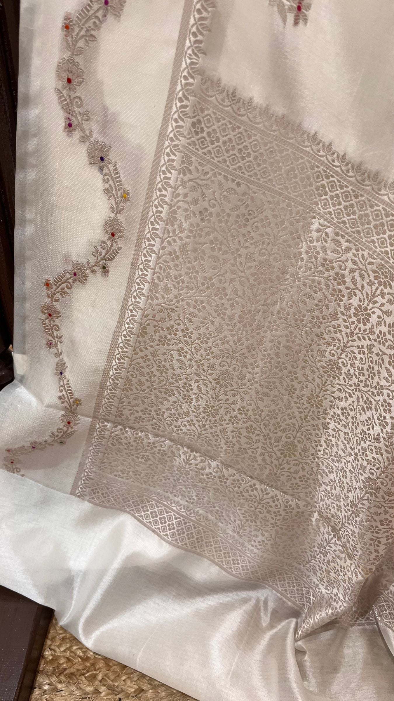 Pure Mango Silk Banarasi Saree