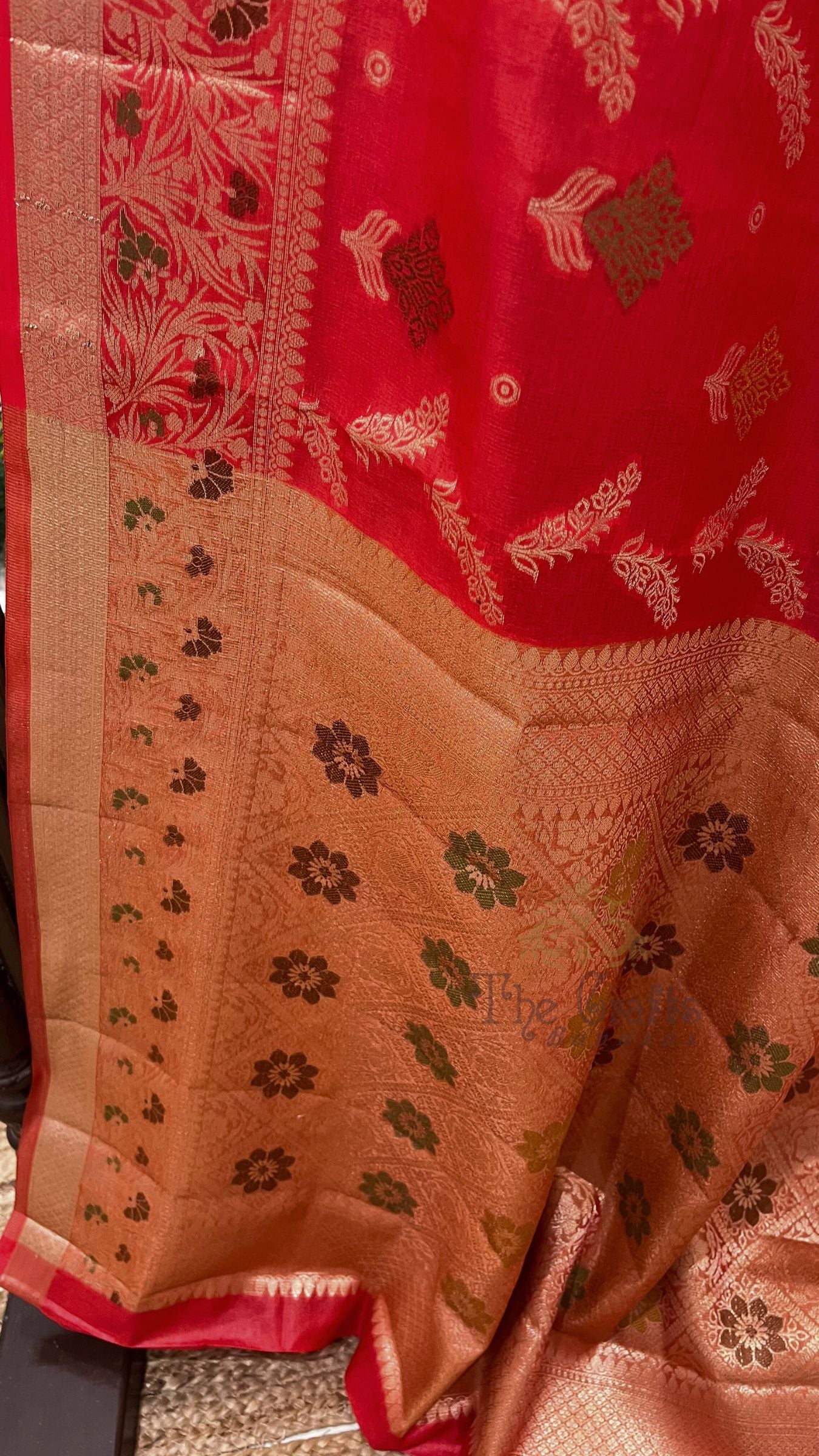 Pure Tussar Silk Banarasi Saree
