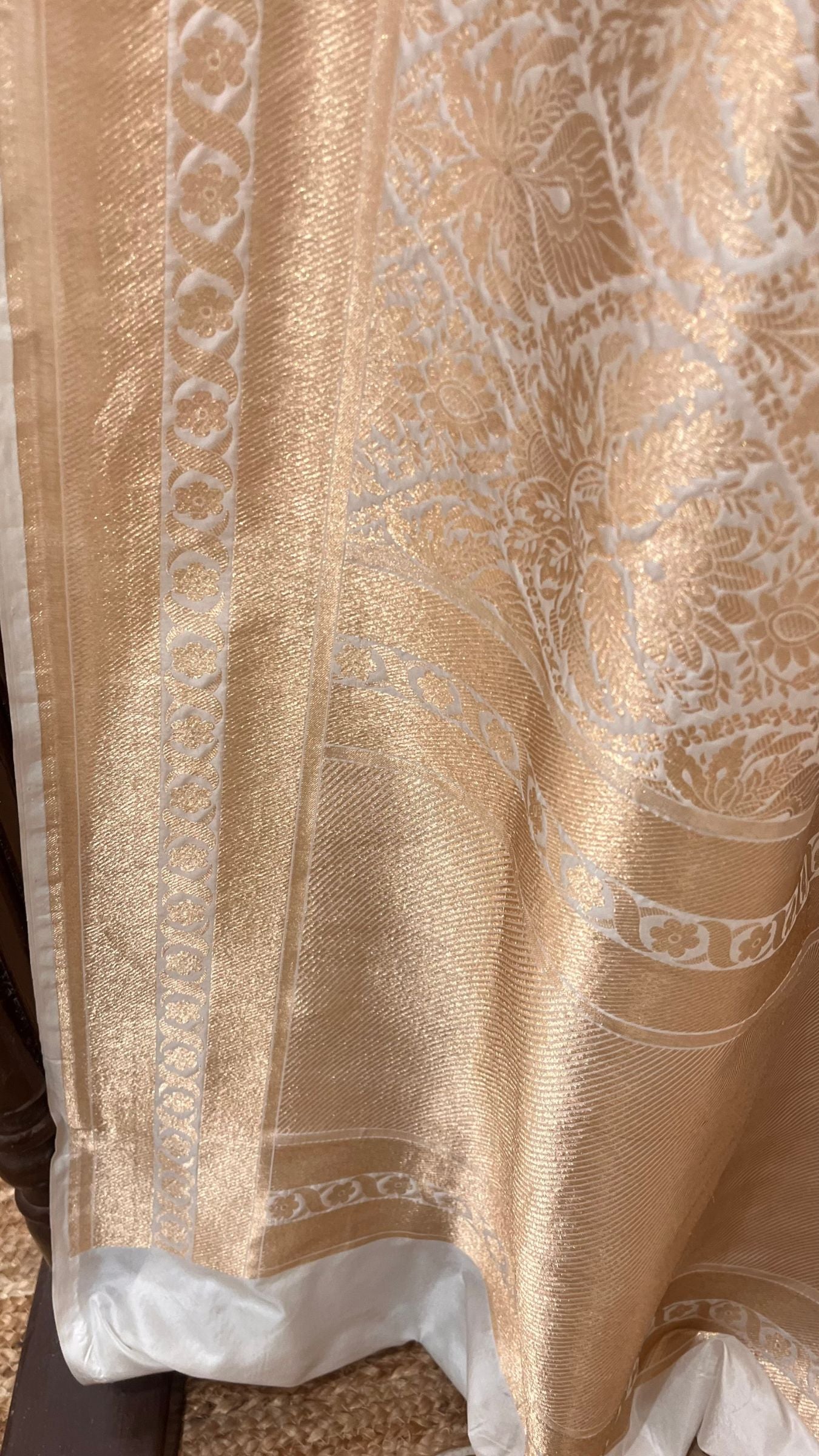 Pure Katan Silk Handloom Banarasi Saree - Tanchui Brocade Meena